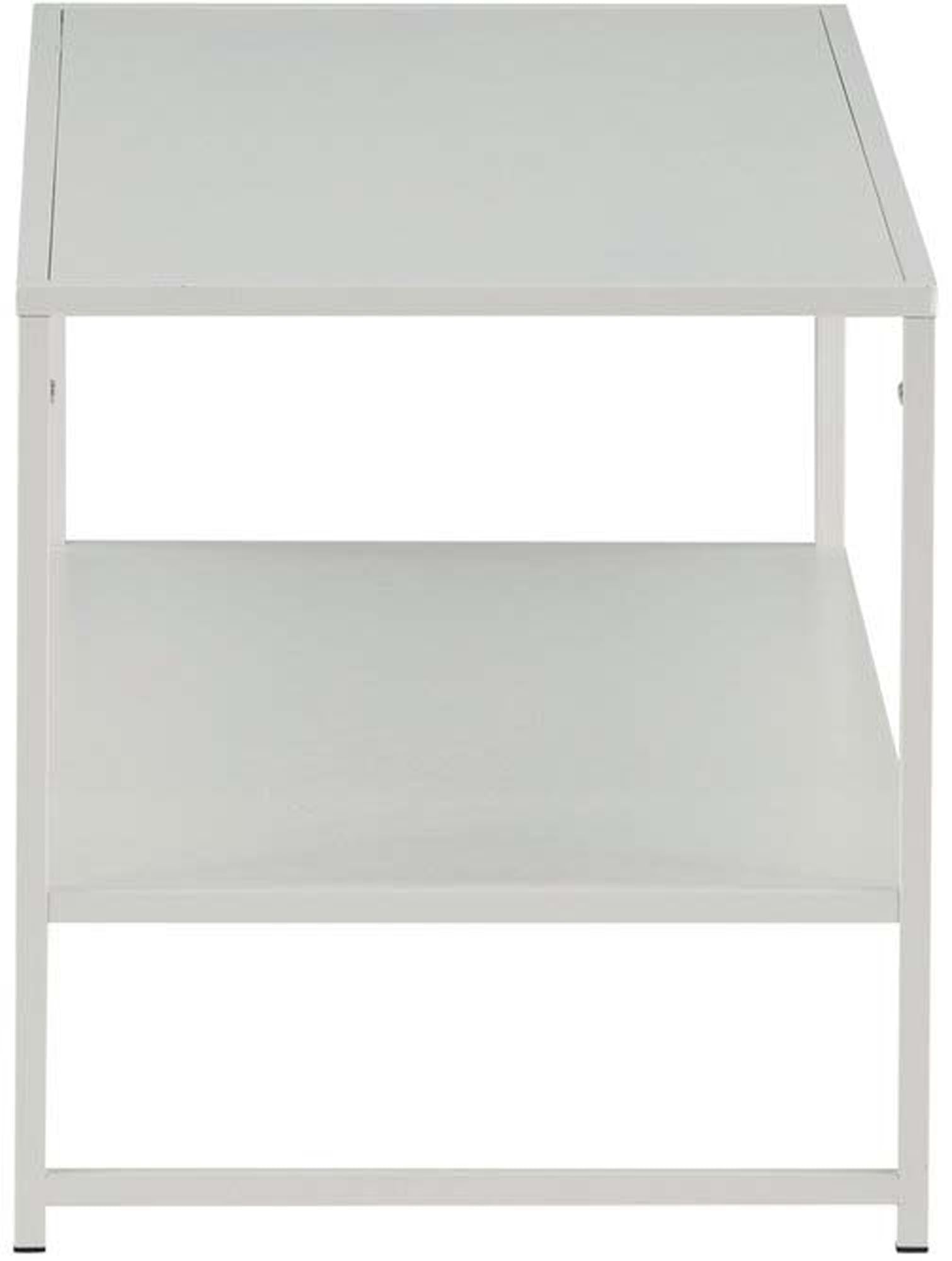 Entdecken Sie den Staal Coffee Tisch von Venture Home: Ein stilvoller, robuster Tisch aus pulverbeschichtetem Stahl, ideal für jedes moderne Wohnzimmer.