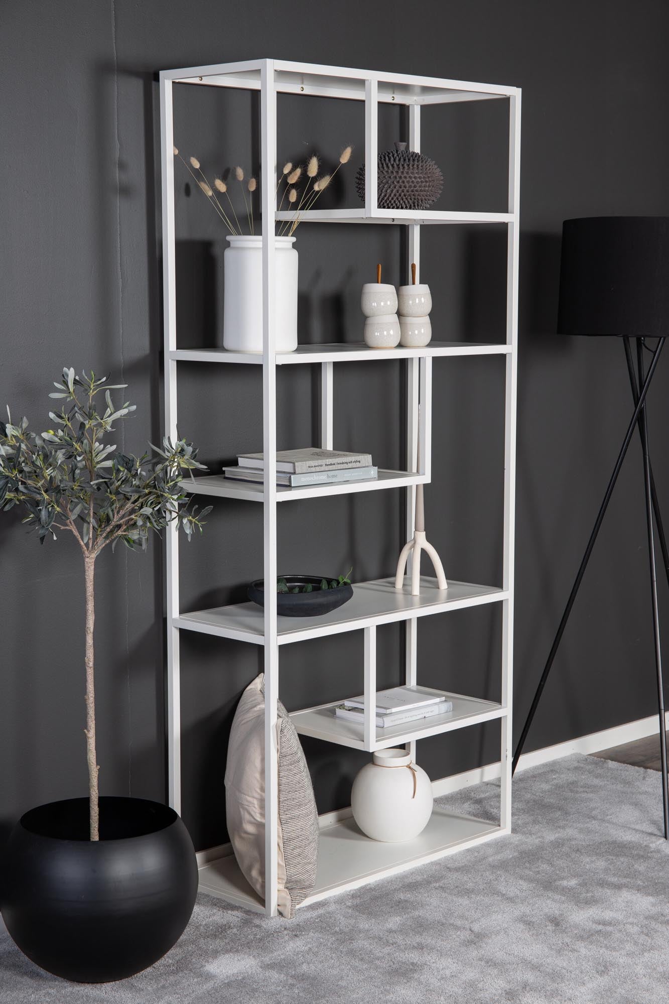 Staal Bücherregal in Weiss präsentiert im Onlineshop von KAQTU Design AG. Standregal ist von Venture Home