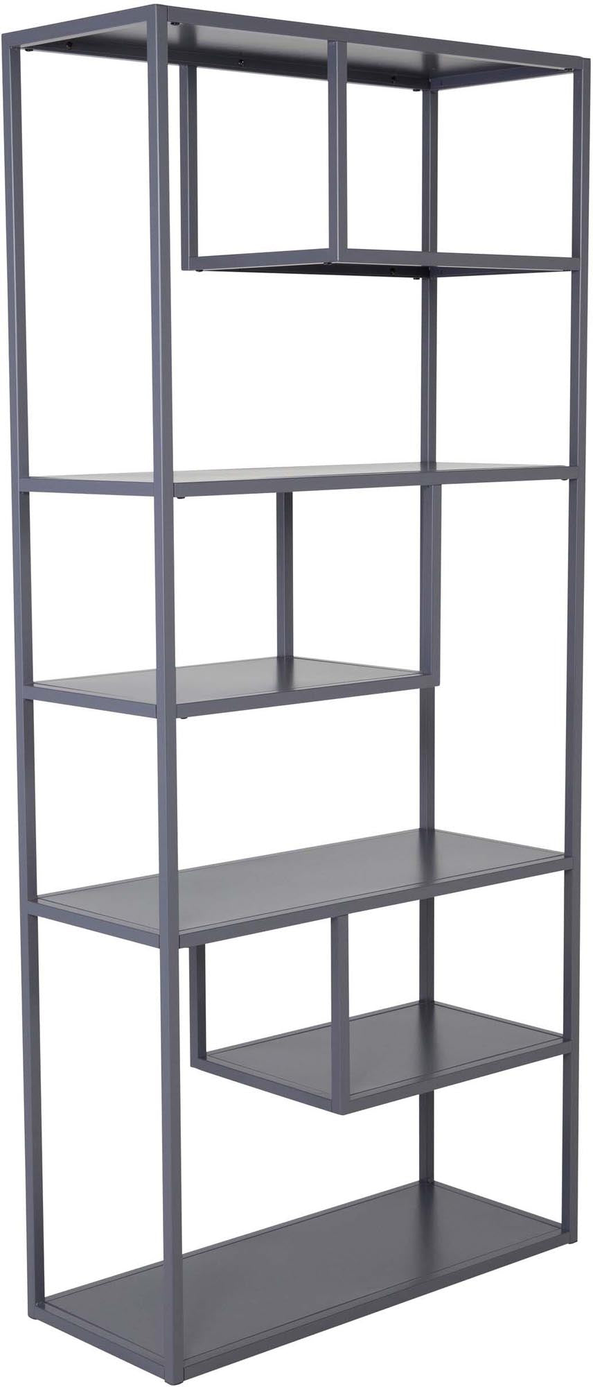 Staal Bücherregal in Hellgrau präsentiert im Onlineshop von KAQTU Design AG. Standregal ist von Venture Home