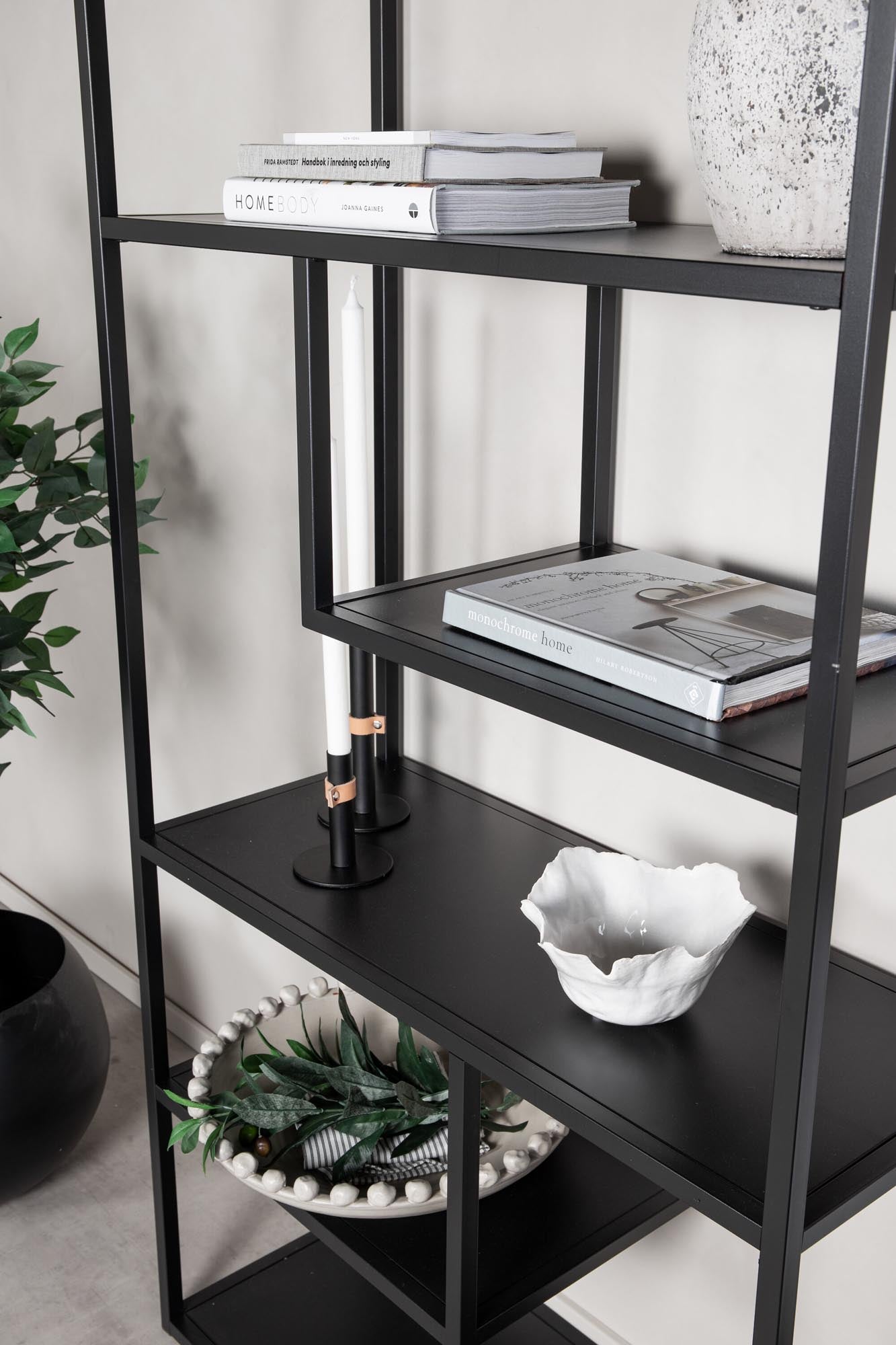 Stylisches Staal Bücherregal von Venture Home: Hochwertiger Stahl, vielseitige Präsentation, unkomplizierte Montage und modernes Design für Ihr Zuhause.