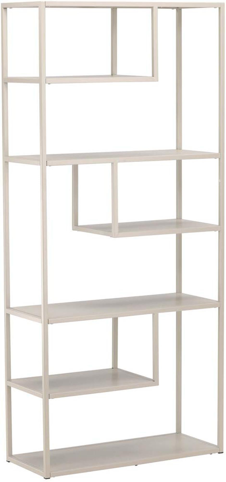 Entdecken Sie das Staal Bücherregal von Venture Home: Robustes Industriedesign, vielseitig einsetzbar und einfach zu montieren.