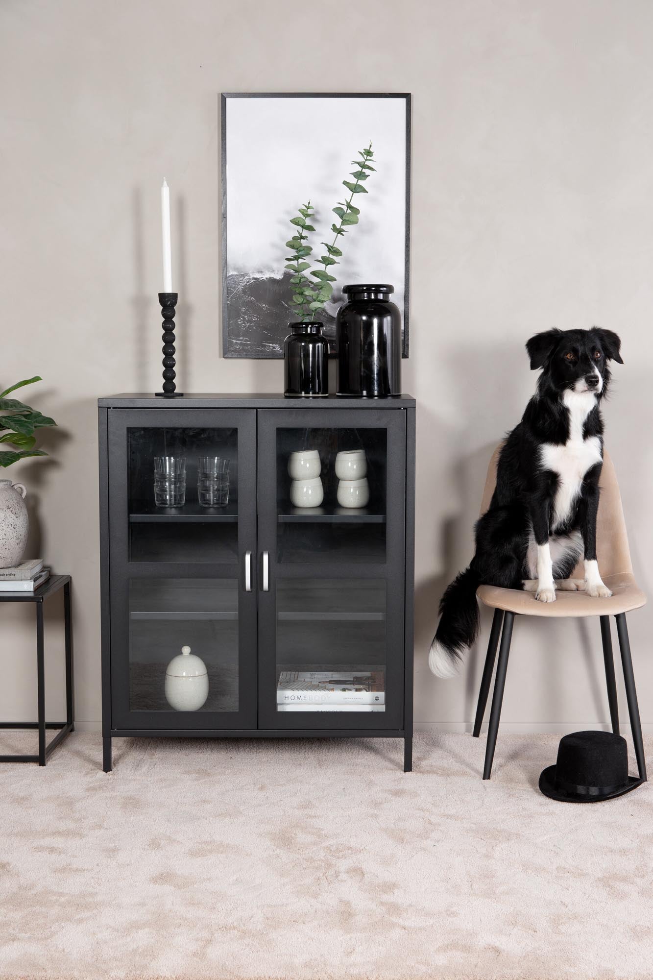 Stilvolles Acero Cabinet von Venture Home: Robuste Materialien, elegantes Design und vielseitige Aufbewahrung für Ihr Zuhause.