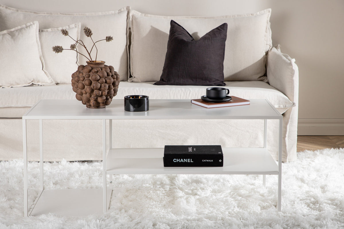 Staal Coffee Tisch in Weiss präsentiert im Onlineshop von KAQTU Design AG. Beistelltisch ist von Venture Home