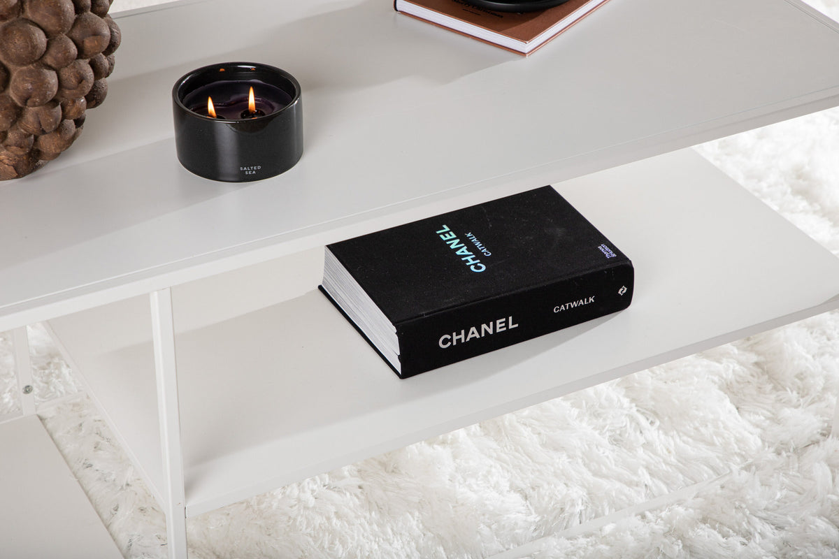 Staal Coffee Tisch in Weiss präsentiert im Onlineshop von KAQTU Design AG. Beistelltisch ist von Venture Home