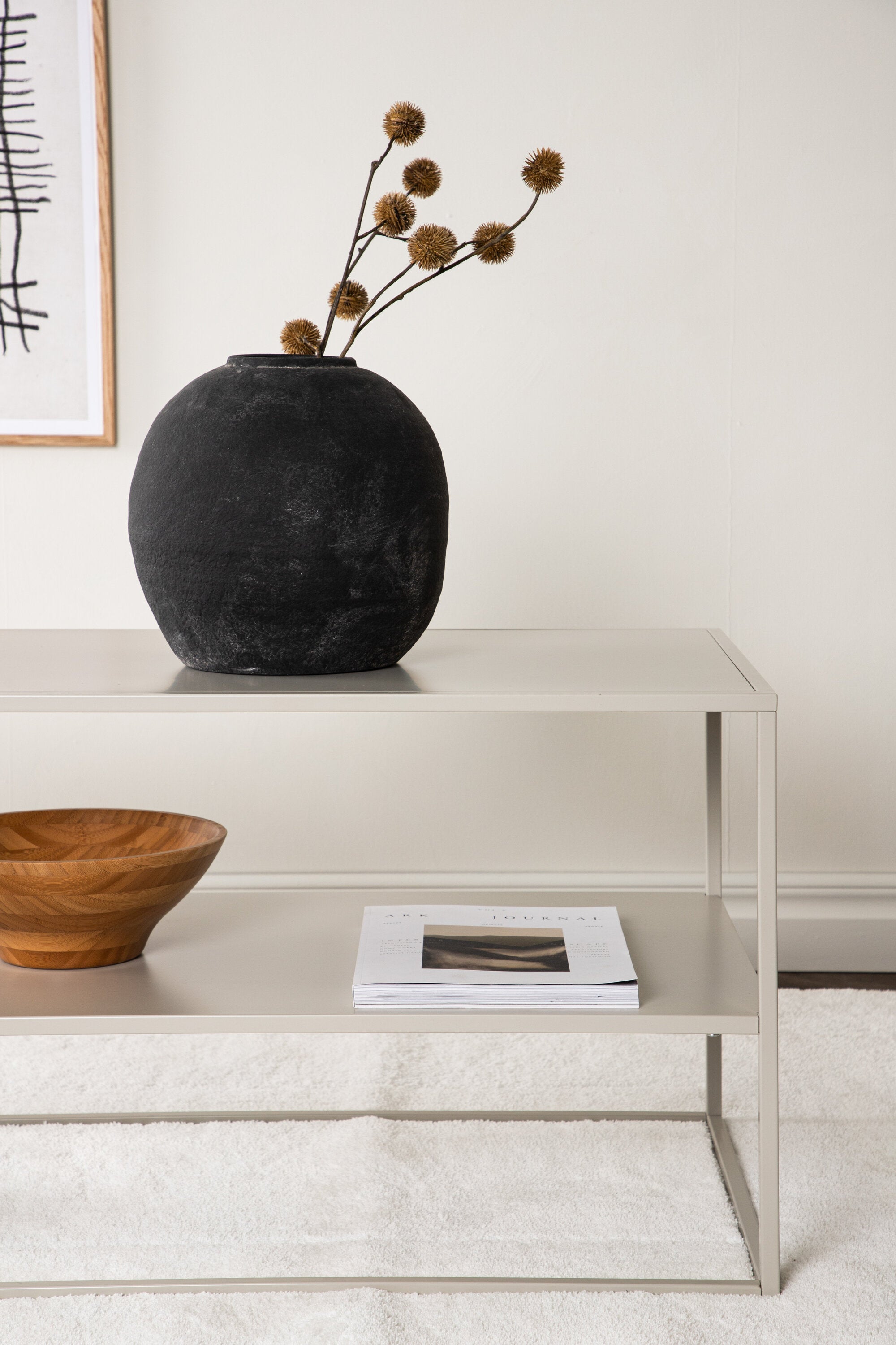 Staal Coffee Tisch in Beige präsentiert im Onlineshop von KAQTU Design AG. Beistelltisch ist von Venture Home