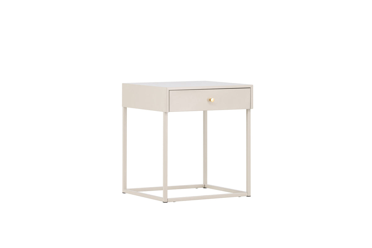 Bakal Nachttisch in Beige präsentiert im Onlineshop von KAQTU Design AG. Beistelltisch ist von Venture Home
