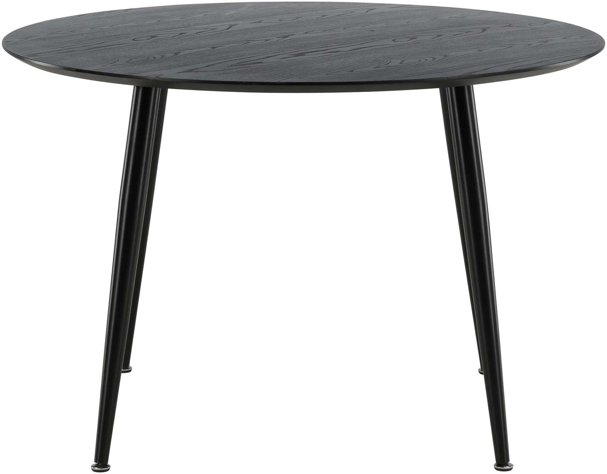 Eleganter Dipp Esstisch von Venture Home: Hochwertige MDF-Oberfläche, luxuriöses Messingdetail, perfekt für gemütliche Zusammenkünfte!