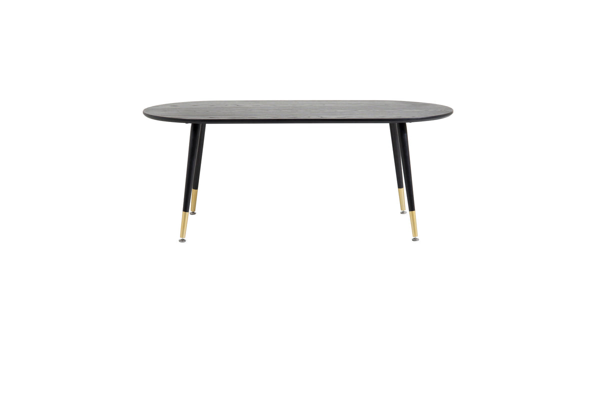 Dipp Beistelltisch in Schwarz/Gold präsentiert im Onlineshop von KAQTU Design AG. Beistelltisch ist von Venture Home