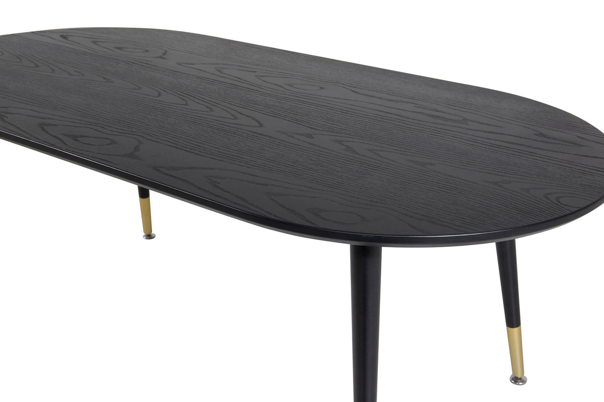 Dipp Beistelltisch in Schwarz/Gold präsentiert im Onlineshop von KAQTU Design AG. Beistelltisch ist von Venture Home