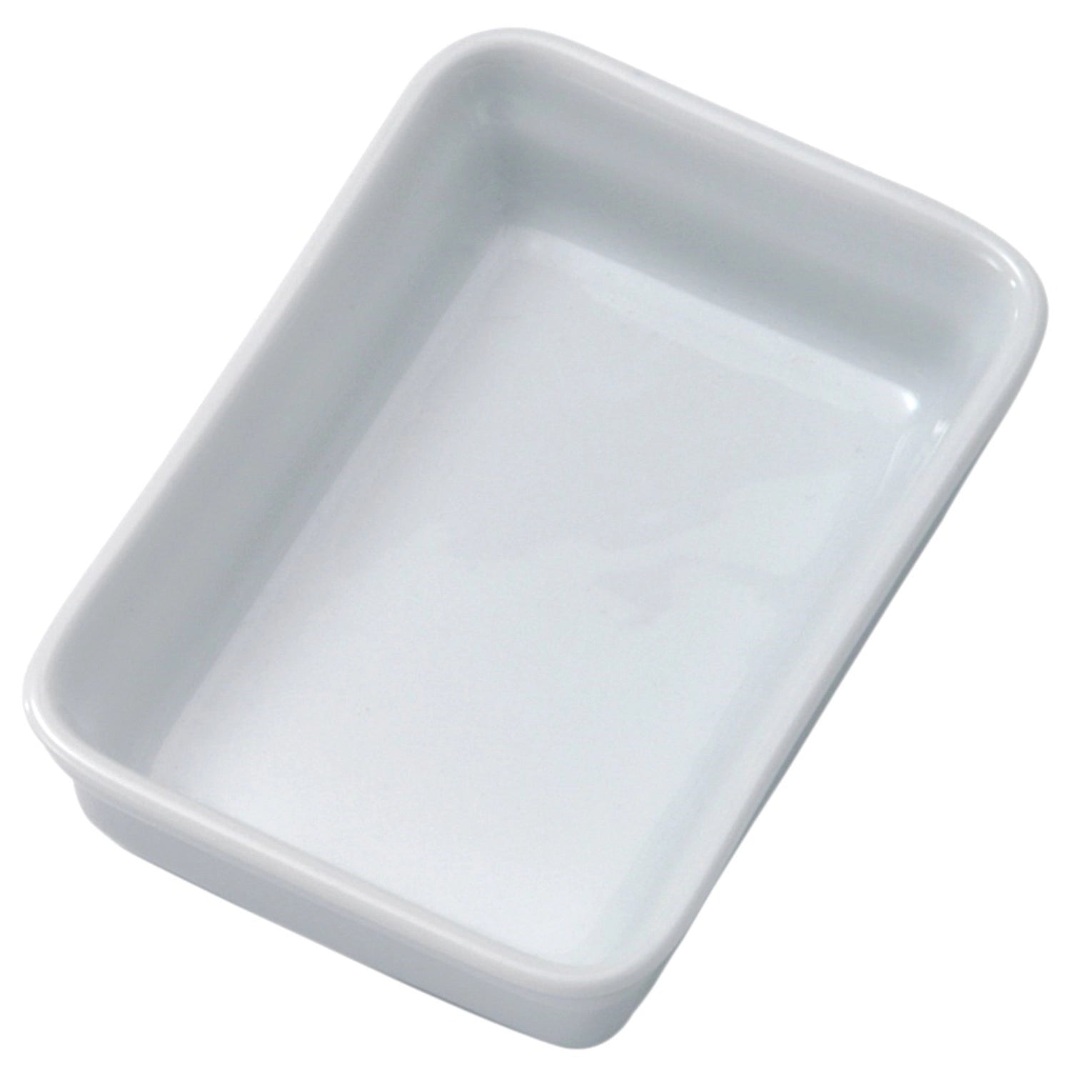Mini plat de cuisson, rectangulaire, 7x5x2 cm, blanc