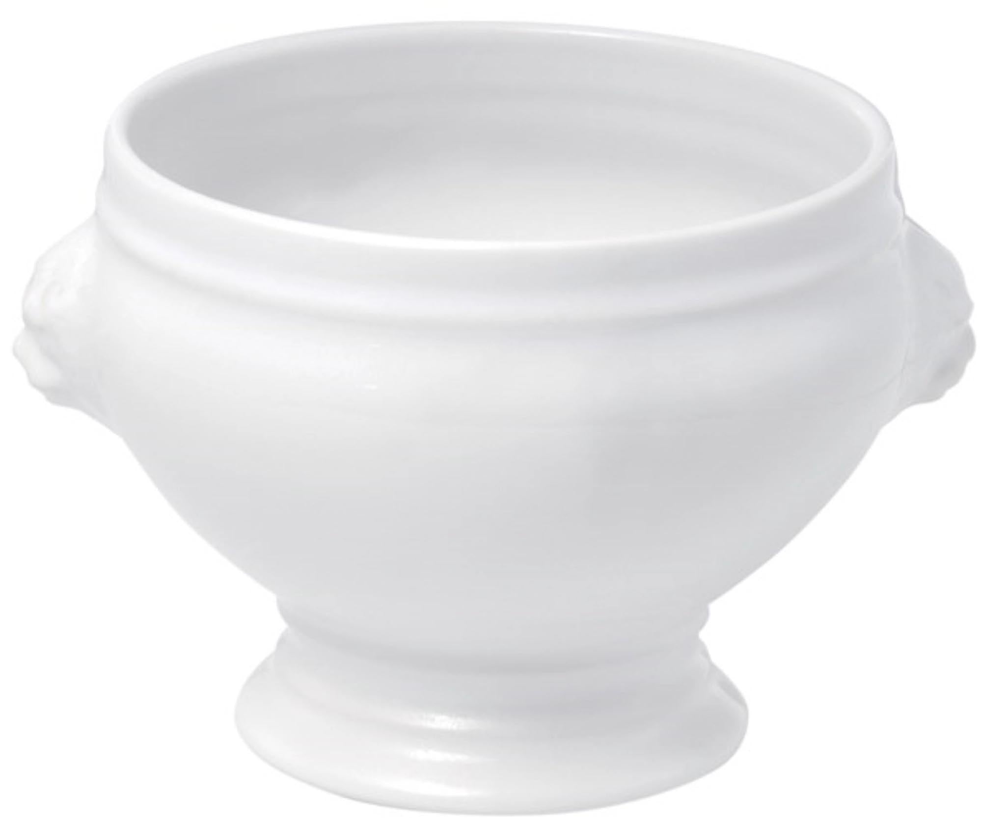 Entdecken Sie die elegante Löwenkopf Suppenschüssel 25cl von Revol. Hochwertiges Porzellan, spülmaschinenfest, ideal für Suppen und Eintöpfe.