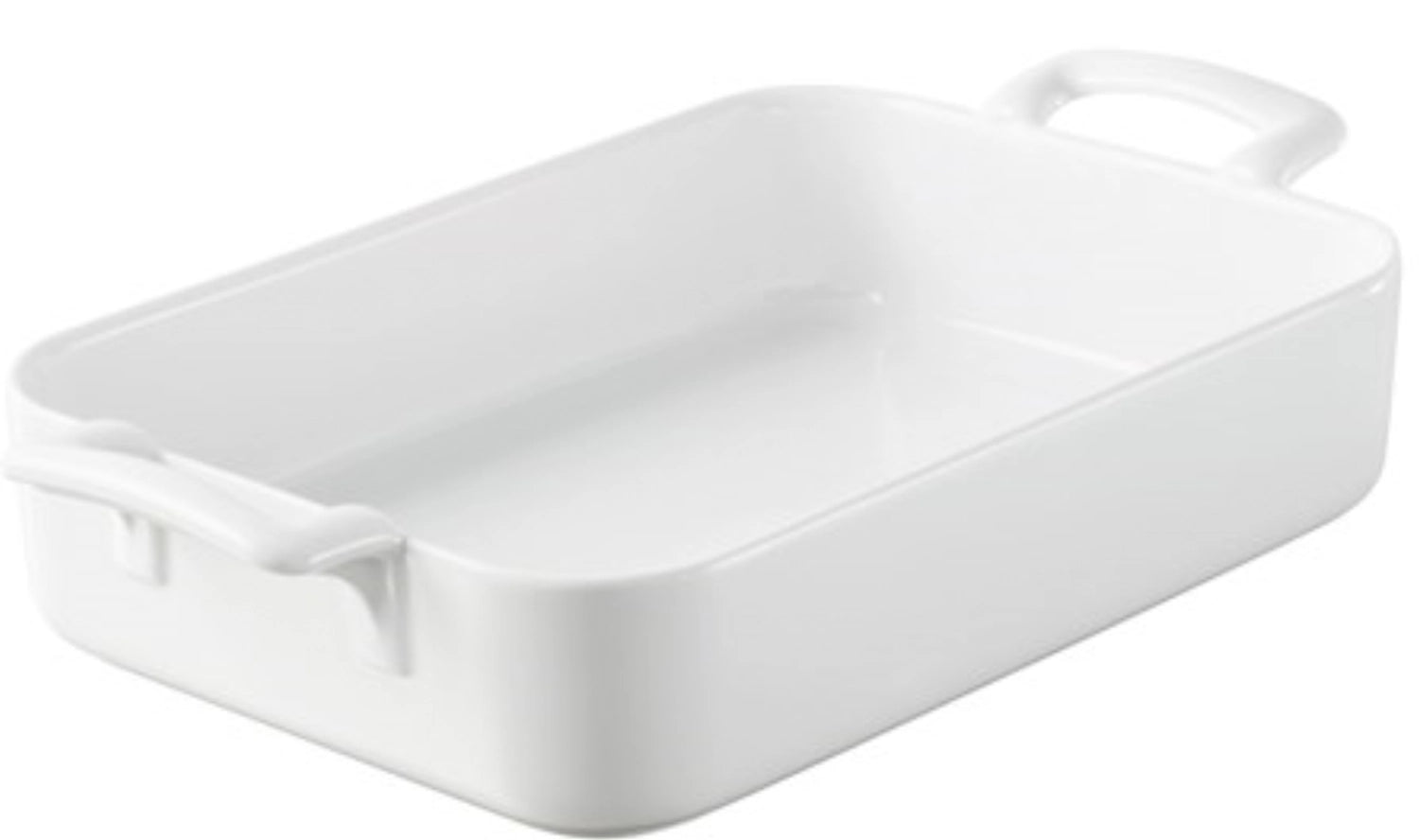 Forme au détail rectangulaire, 19 cm, blanc