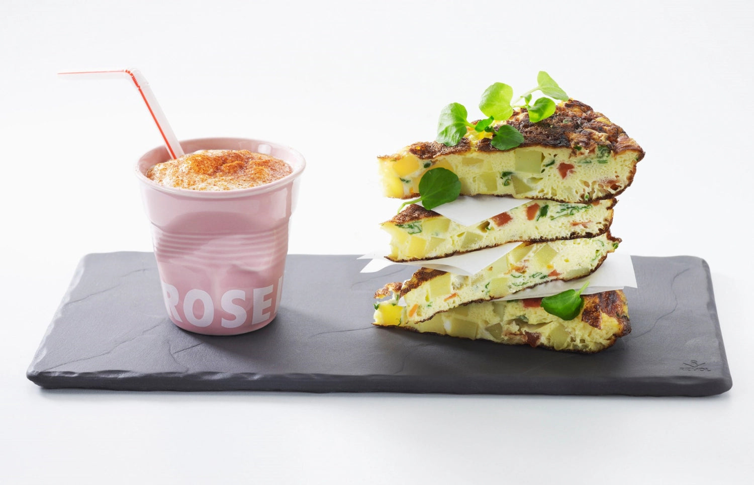 Comprimé rectangulaire, 25x12 cm, style ardoise