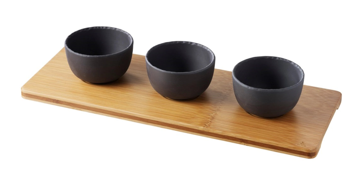 Moderne Schale im ansprechenden Schiefer-Design, 25 cl, Ø 10 cm, H: 6 cm, ideal für kreative Anrichte und besondere Anlässe.