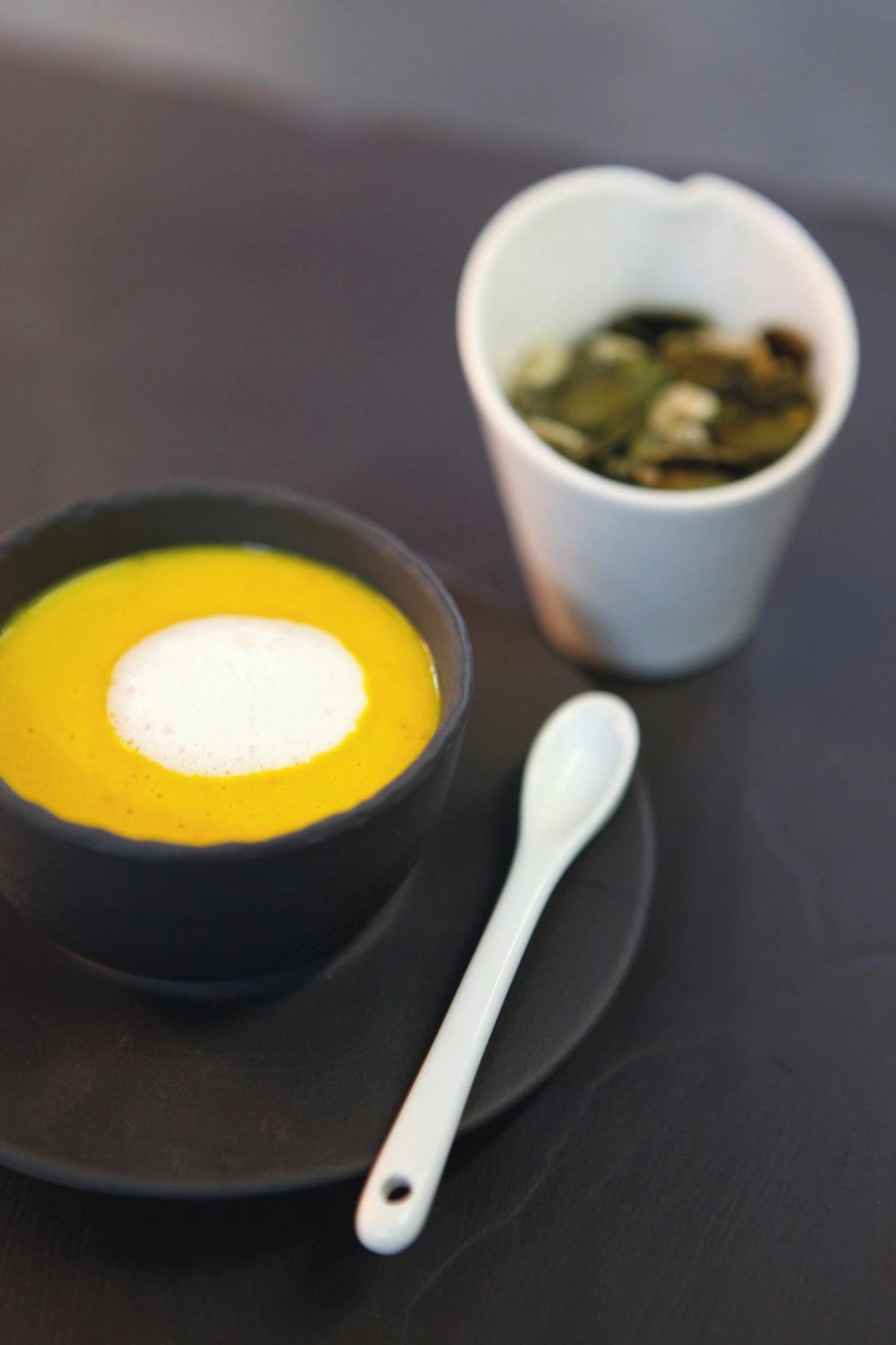 Mini Schüssel 8 cl, Ø 7.5 cm, H: 4.5 cm, Schiefer-Stil