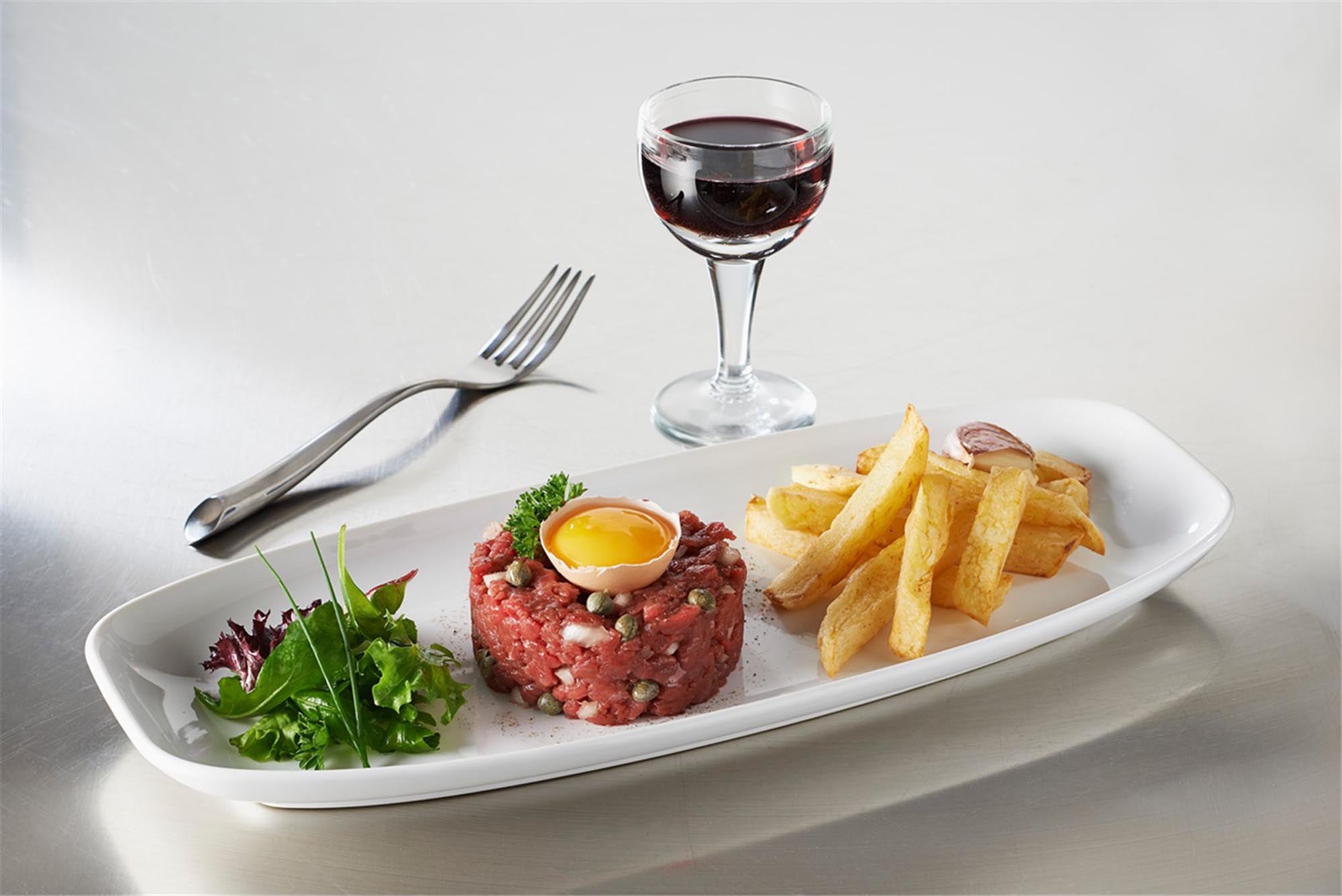 Club Teller, 36x15 cm, bianco