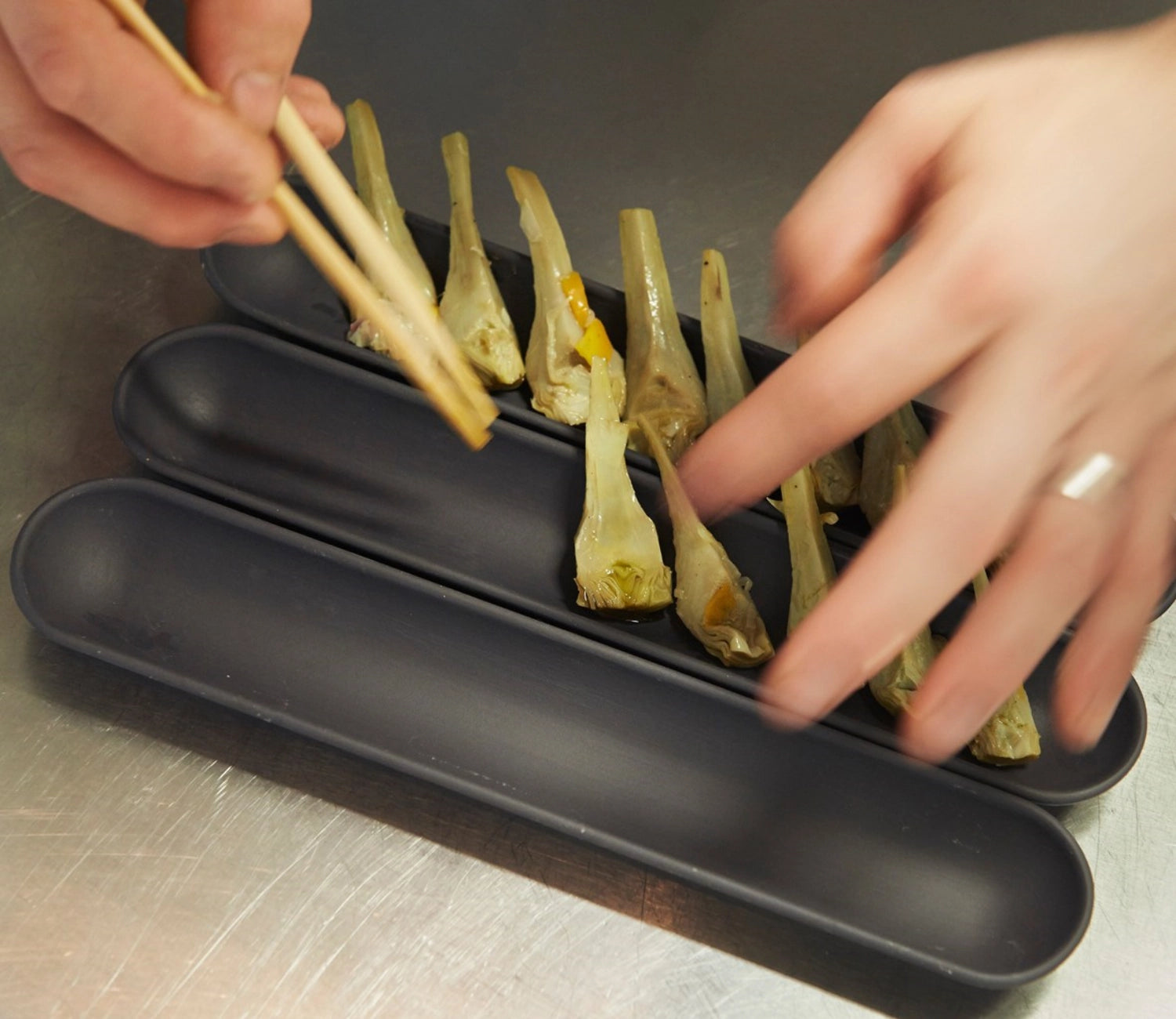 Aperitif Baguette, 27 cm, style ardoise