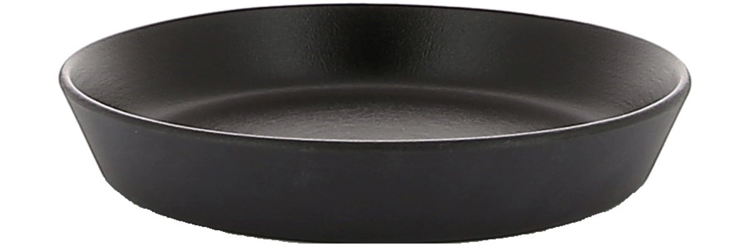Equinoxe Teller hoch Ø 14 cm, H: 2.5 cm, 20 cl, schwarz
