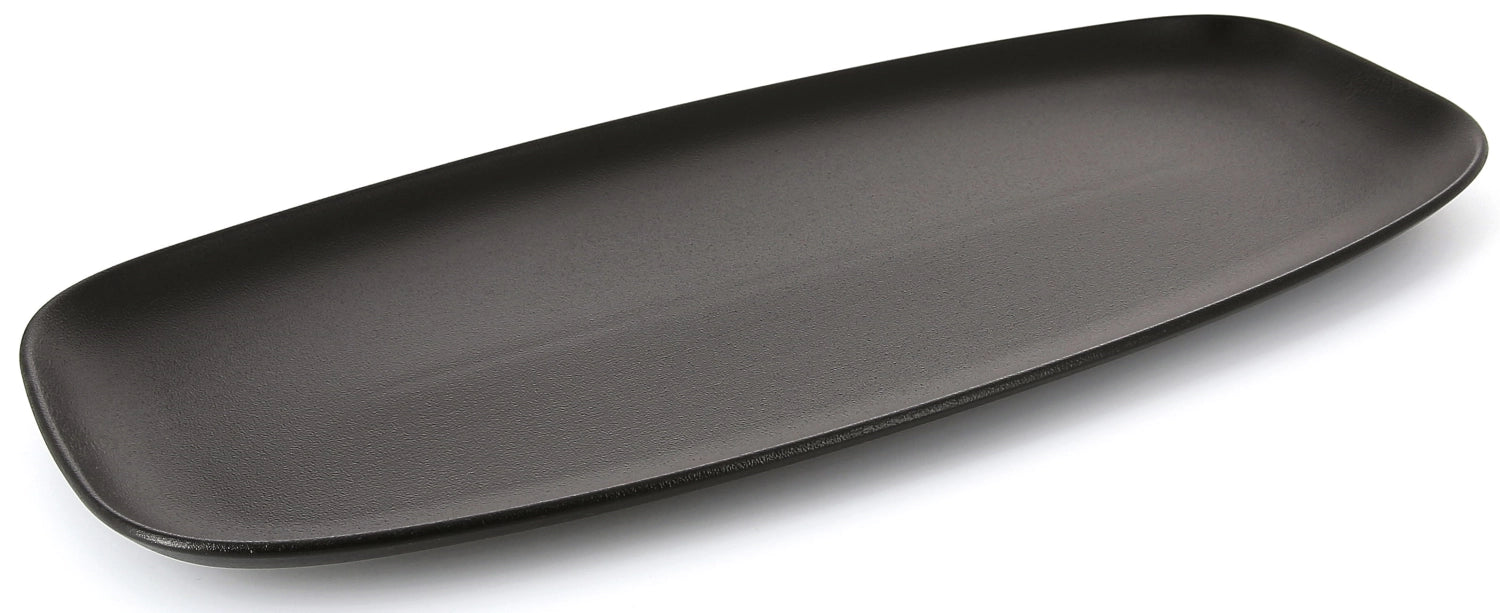 Club Platte, rechteckig, 48x21 cm, Gusseisen-Optik