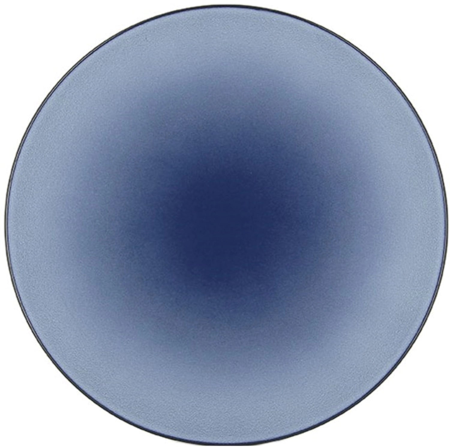Piastra equinoxe piatta, Ø 26 cm, h: 3 cm, blu