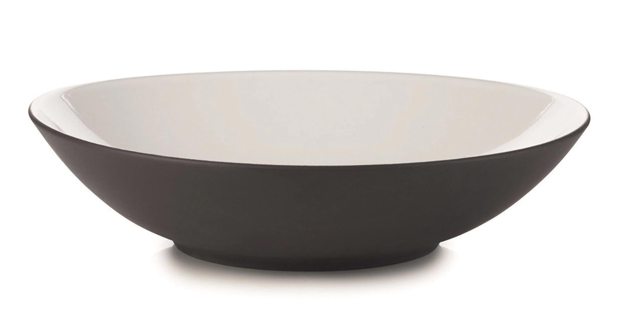 Eleganter Equinoxe Suppenteller von Revol, 24 cm, aus robustem Porzellan, ideal für Suppen und Eintöpfe, spülmaschinengeeignet.