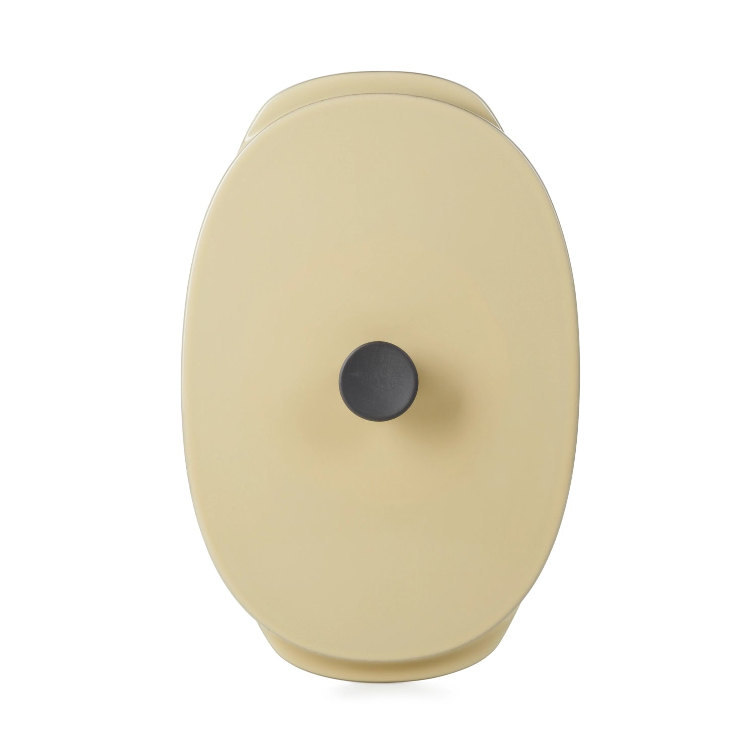 Assiette caractérienne avec couvercle 19x13 noix de muscade