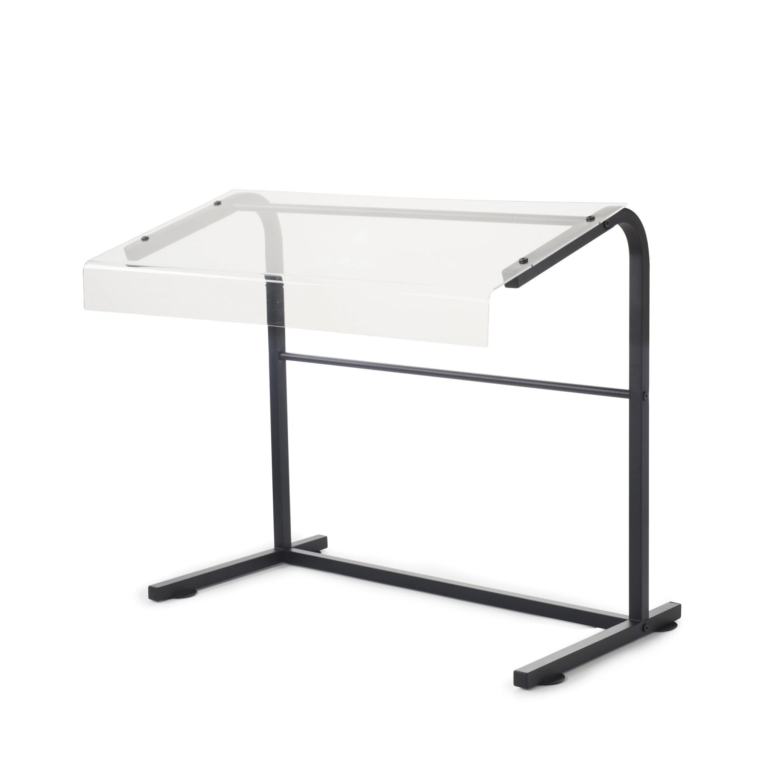 In scena protezione sputa mobile Matt metallo, acrilico