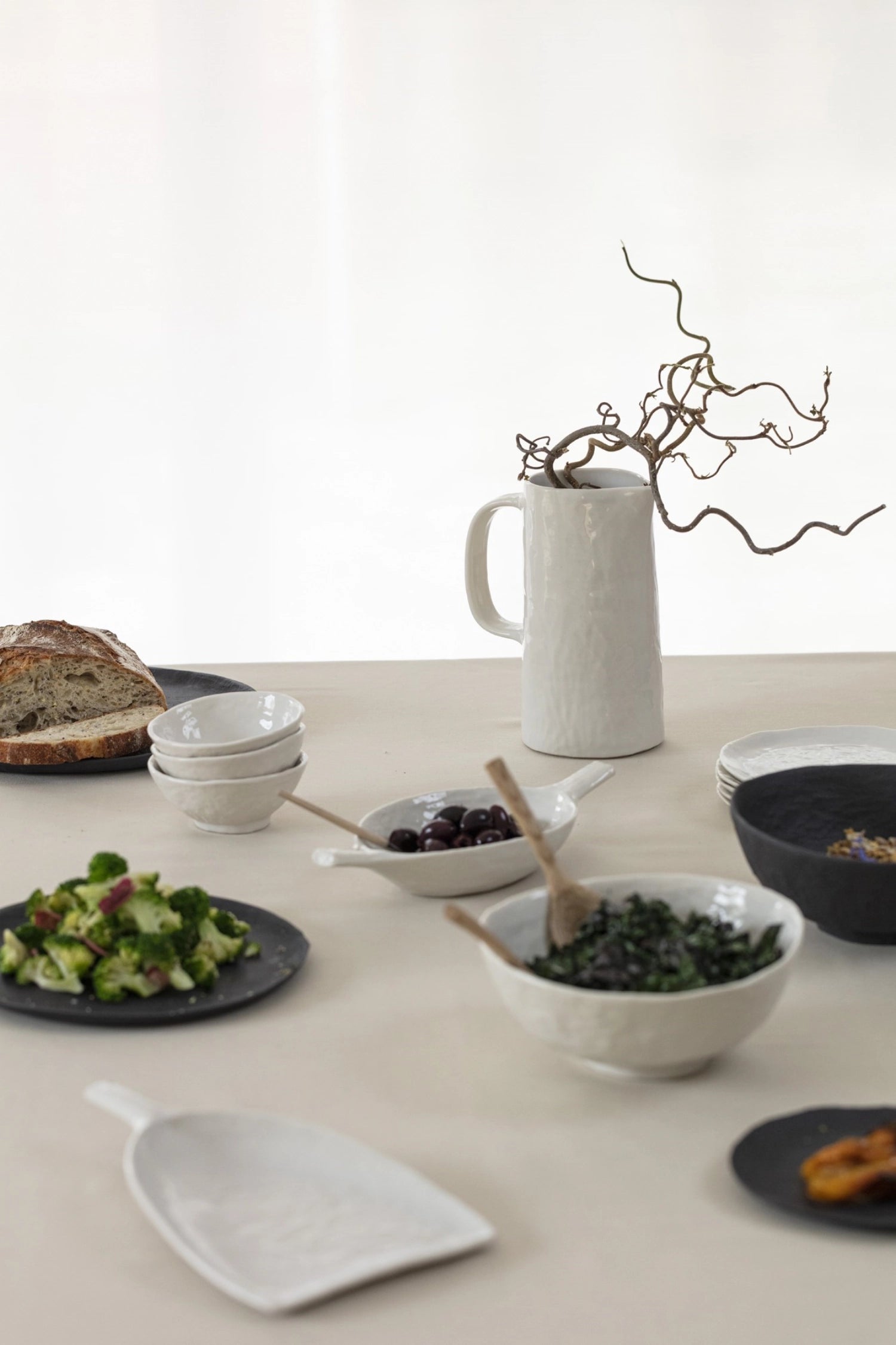 Yli pod-shaelchen 16 cm alabastro bianco