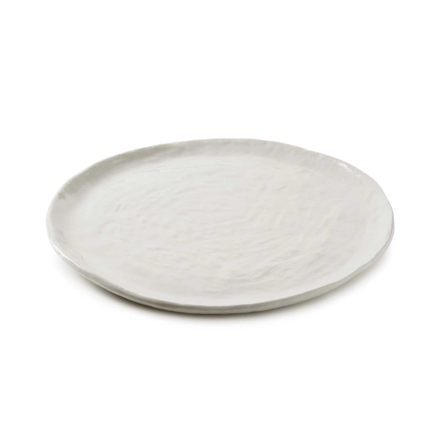 YLI flat plate 28cm alabaster white