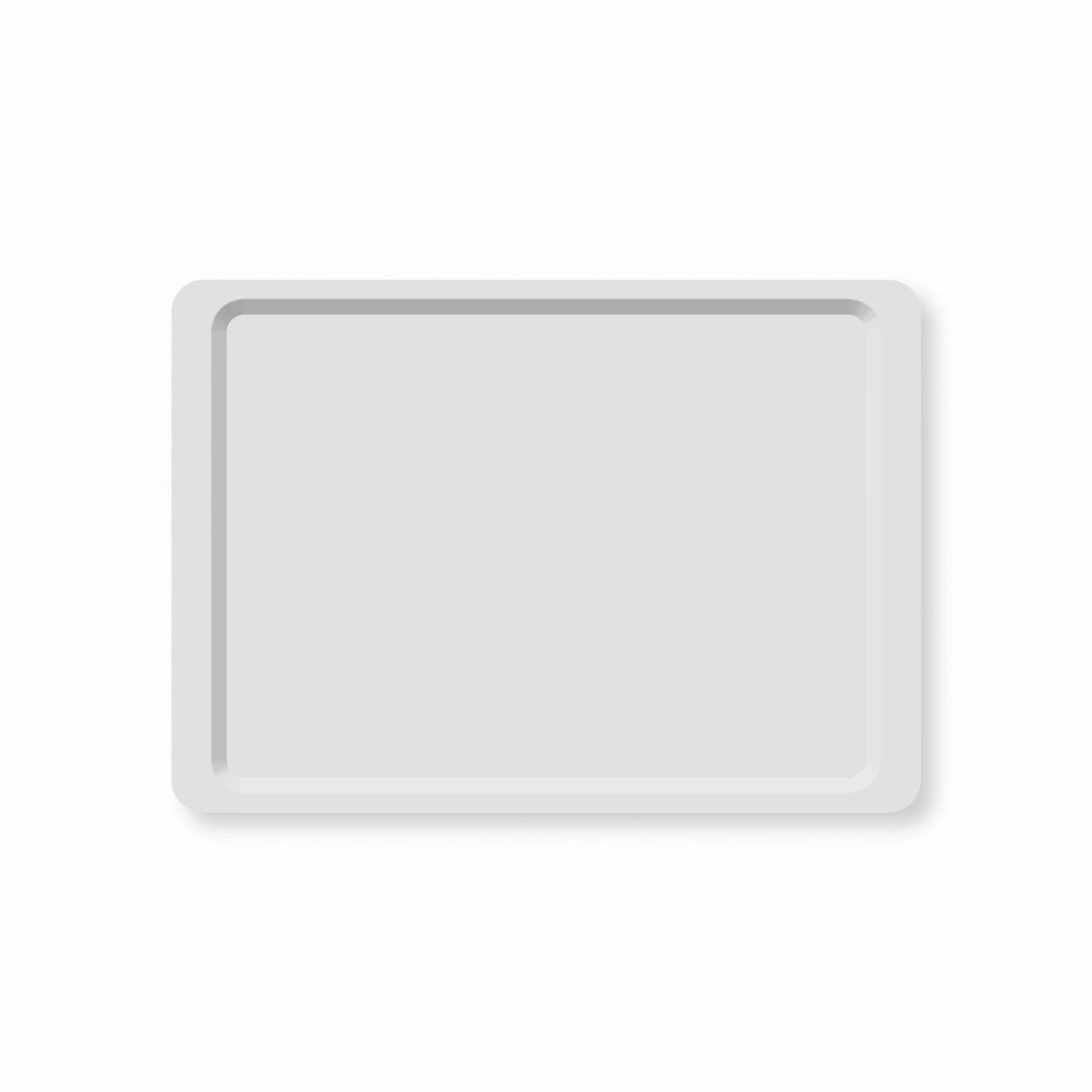 Tray Polyclassic Medio Light Gray 45x32cm