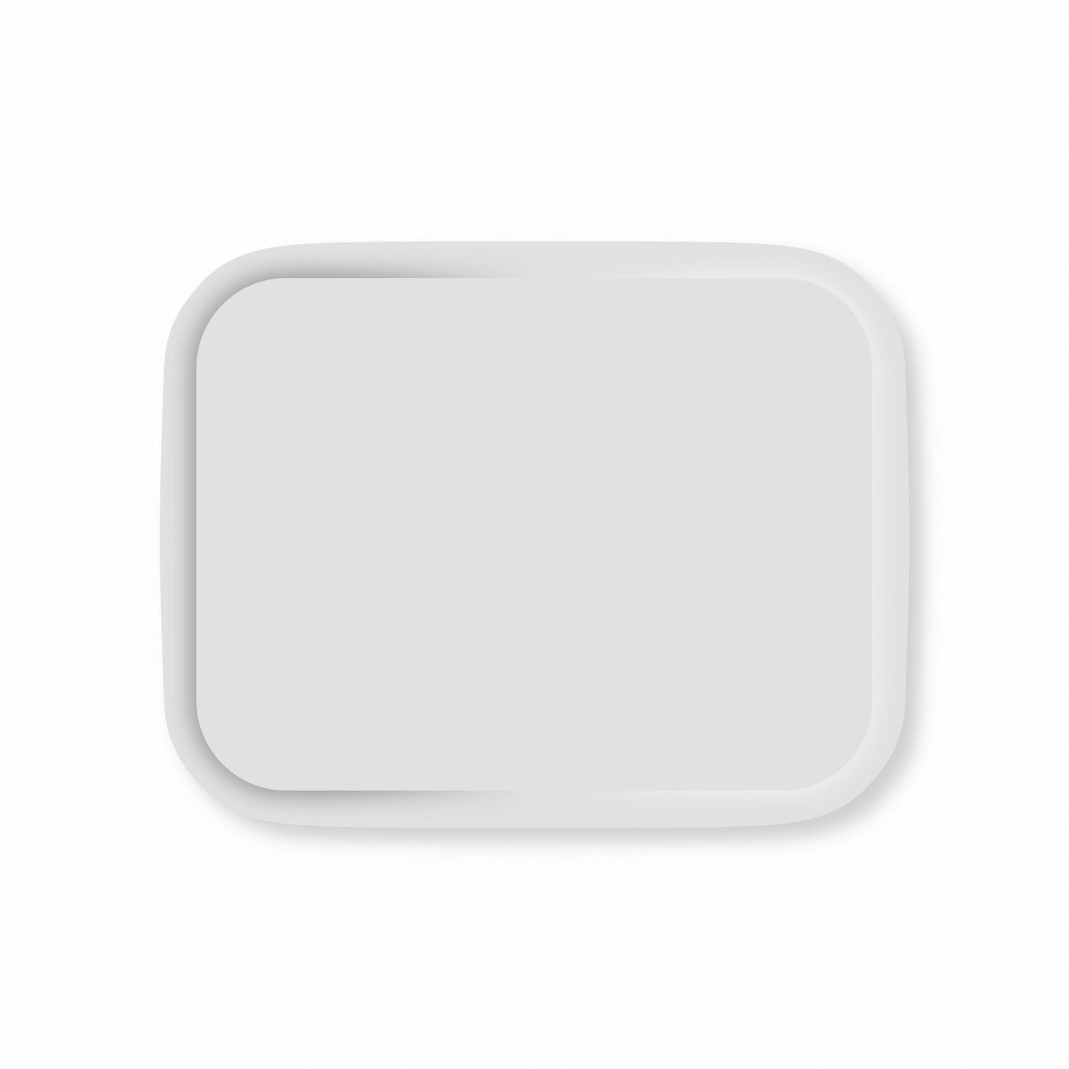 Tablett Polyclassic Rocca Licht Grau 46x36cm