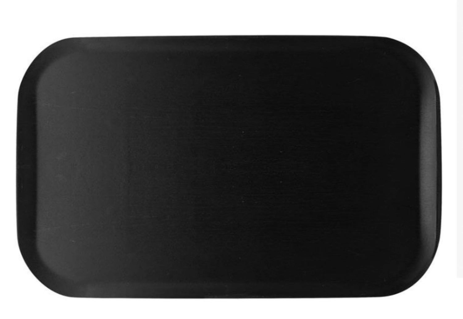 Tablett Rocca GN Grain black rutschfest in Schwarz präsentiert im Onlineshop von KAQTU Design AG. Tablett ist von Roltex