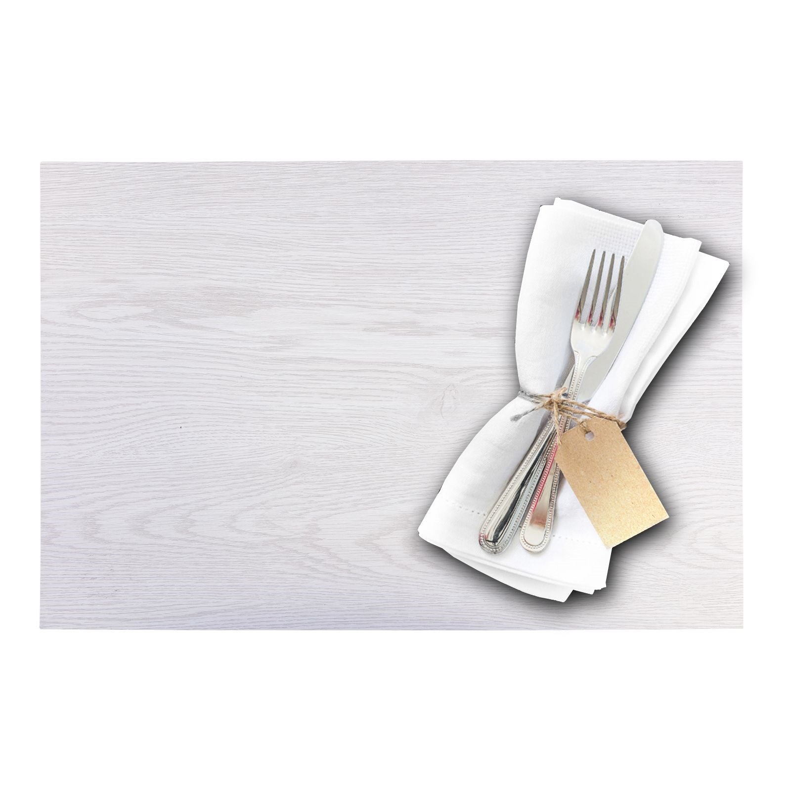 Stilvolles Tischset aus weissem Ahornholz, 45x30cm, von Westmark. Ideal für elegante Tischdekoration und Oberflächenschutz.