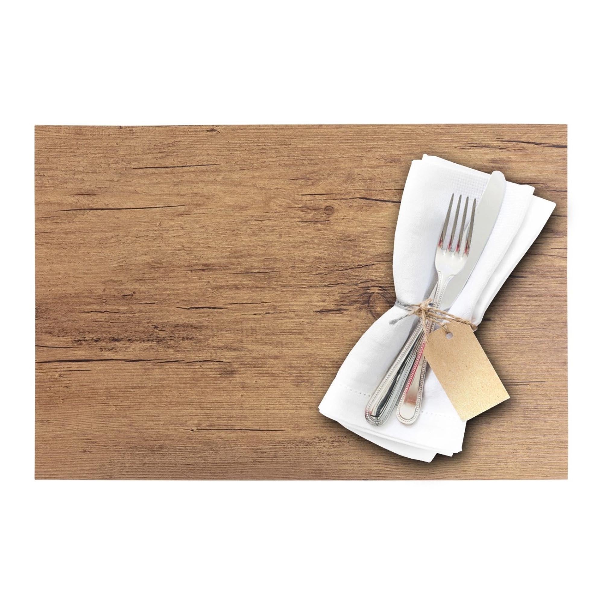 Elegantes Tischset aus beigem Eichenholz, 45x30cm, von Westmark. Perfekt für stilvolle Tischdekoration und Oberflächenschutz.