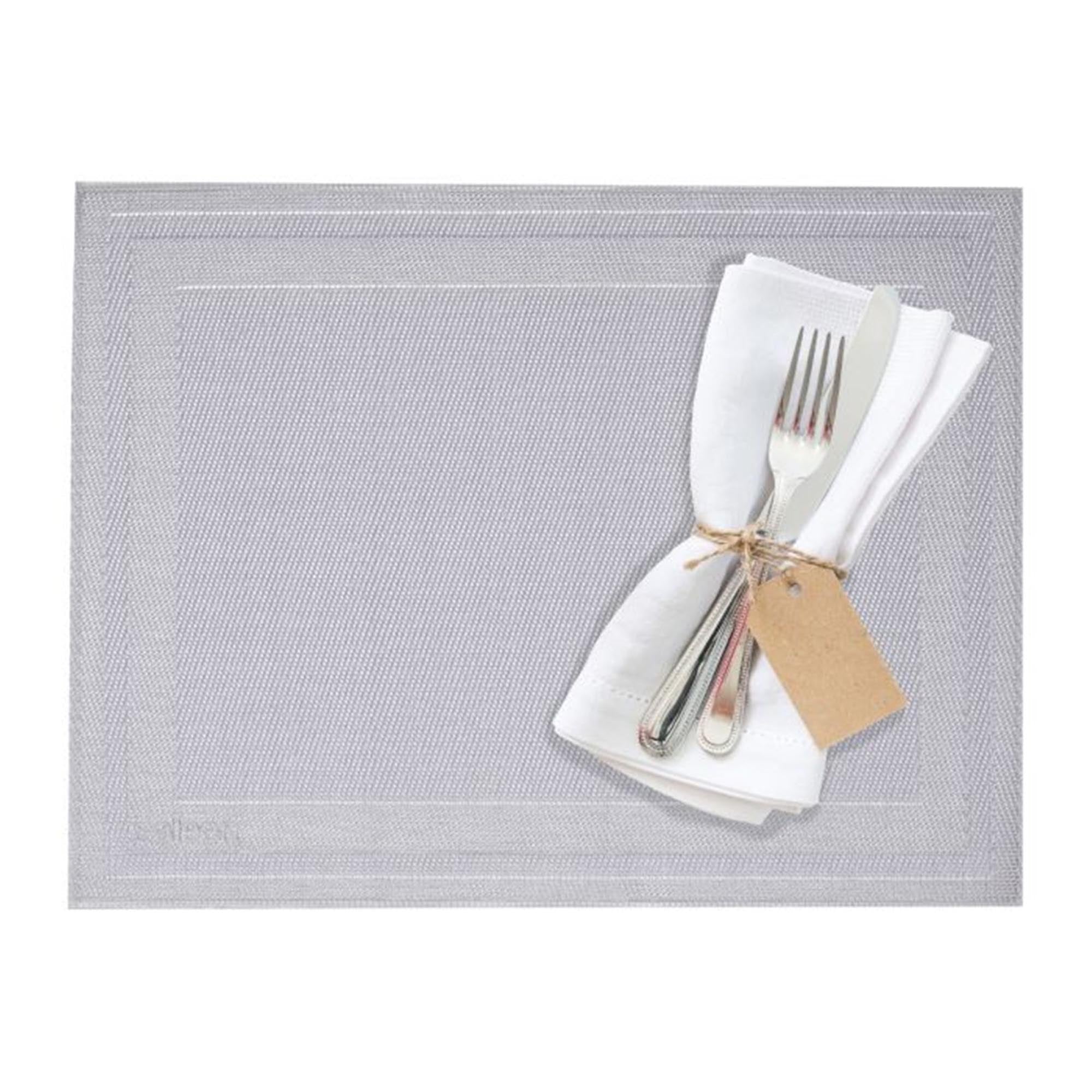 Elegantes Tischset von Westmark, rechteckig, silberfarben, 32x42 cm, ideal für stilvolle Tischdekoration und Schutz der Oberfläche.