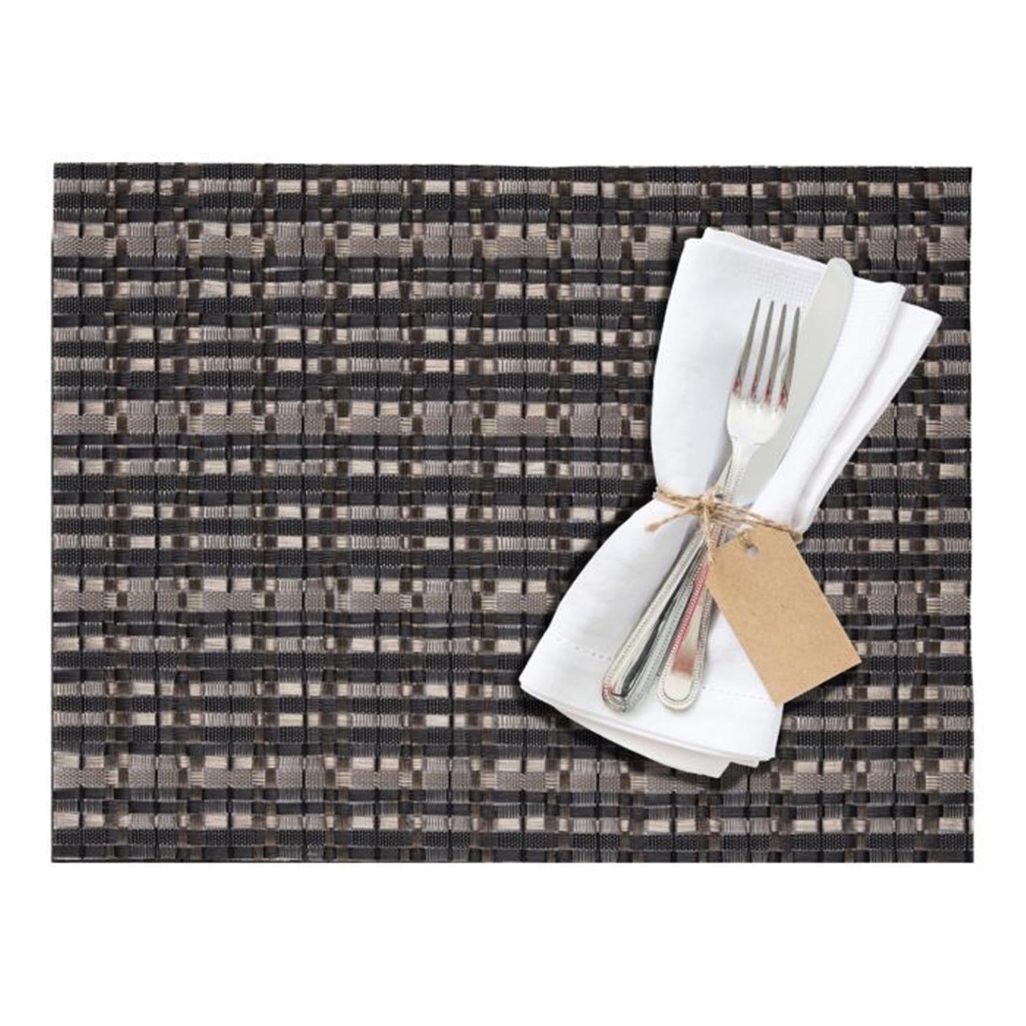 Elegantes Tischset von Westmark, rechteckig, in Anthrazit und Silber, 32x42 cm, ideal für stilvolle Tischdekoration.