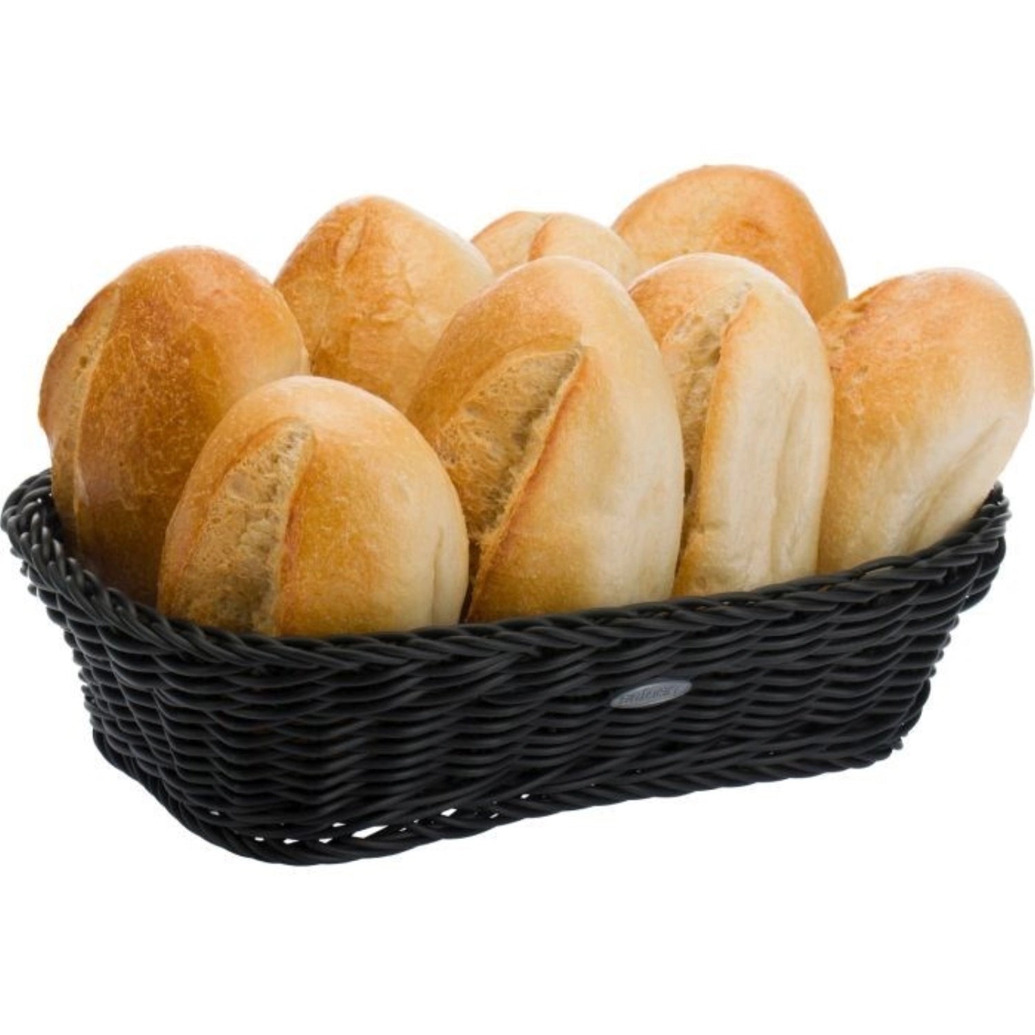 Cestino rettangolare, nero, 26.5x19x7cm