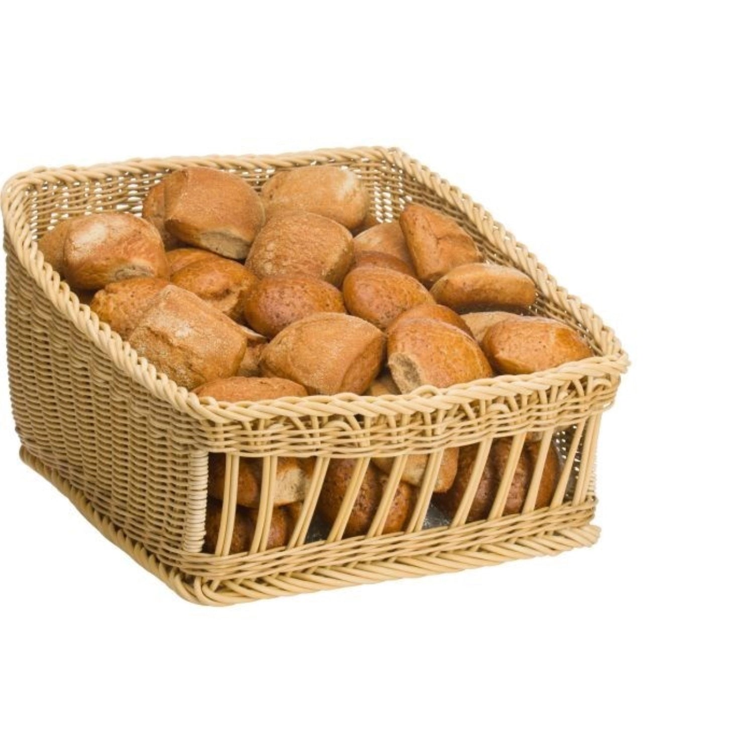 Presentation basket, H-Beige, 50x50x16/27cm