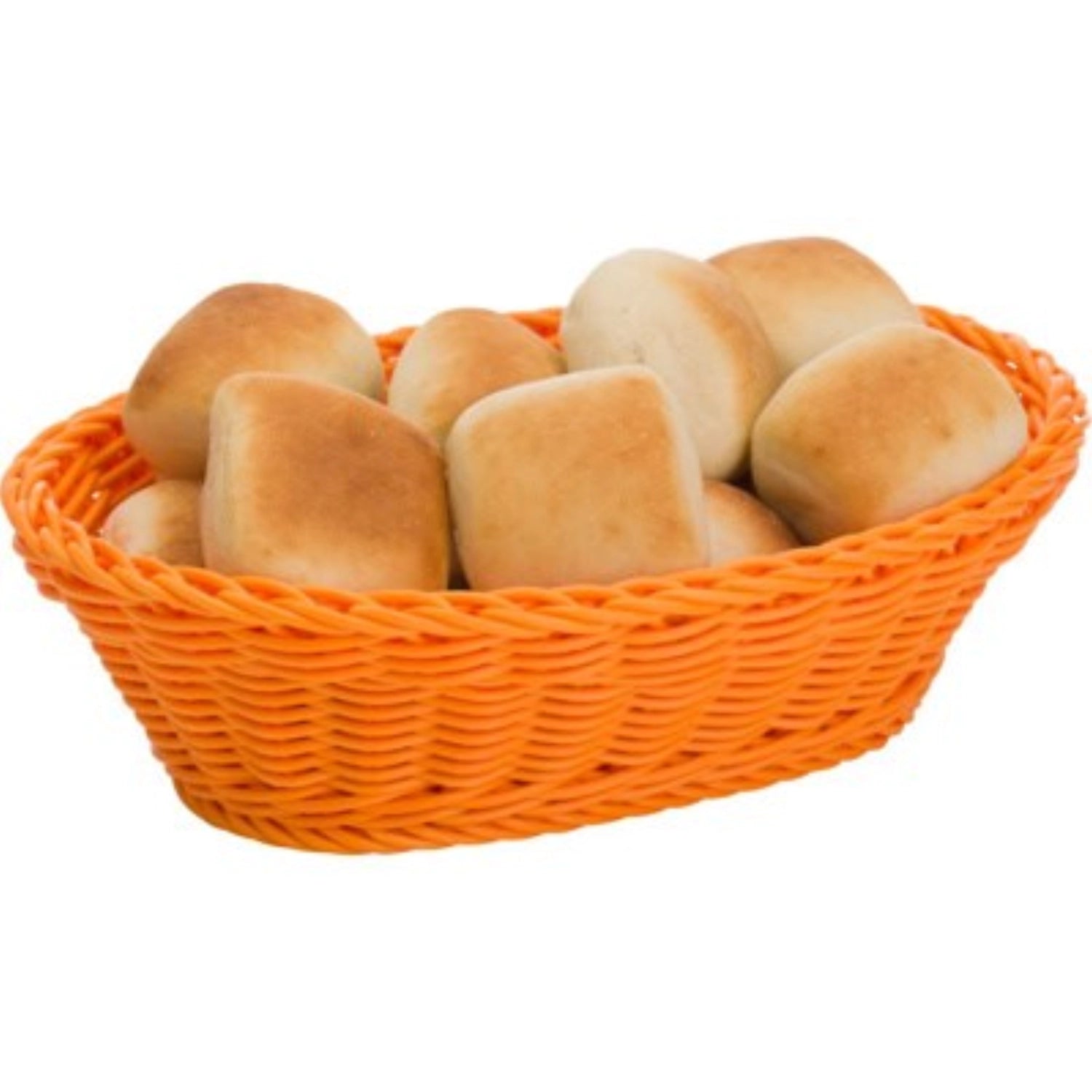 Cestino da tavolo ovale, arancione, 23,5x16x6,5 cm