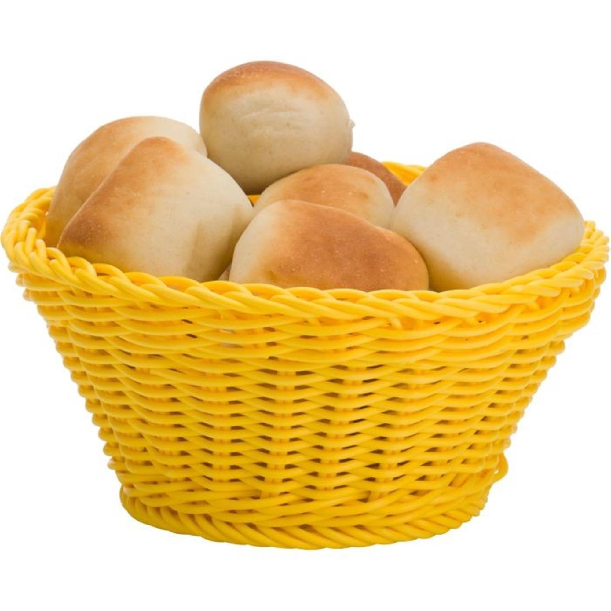 Runder Korb von Westmark, z-gelb, 18x10cm. Ideal für Brot oder Obst. Praktisch, stilvoll und vielseitig einsetzbar.