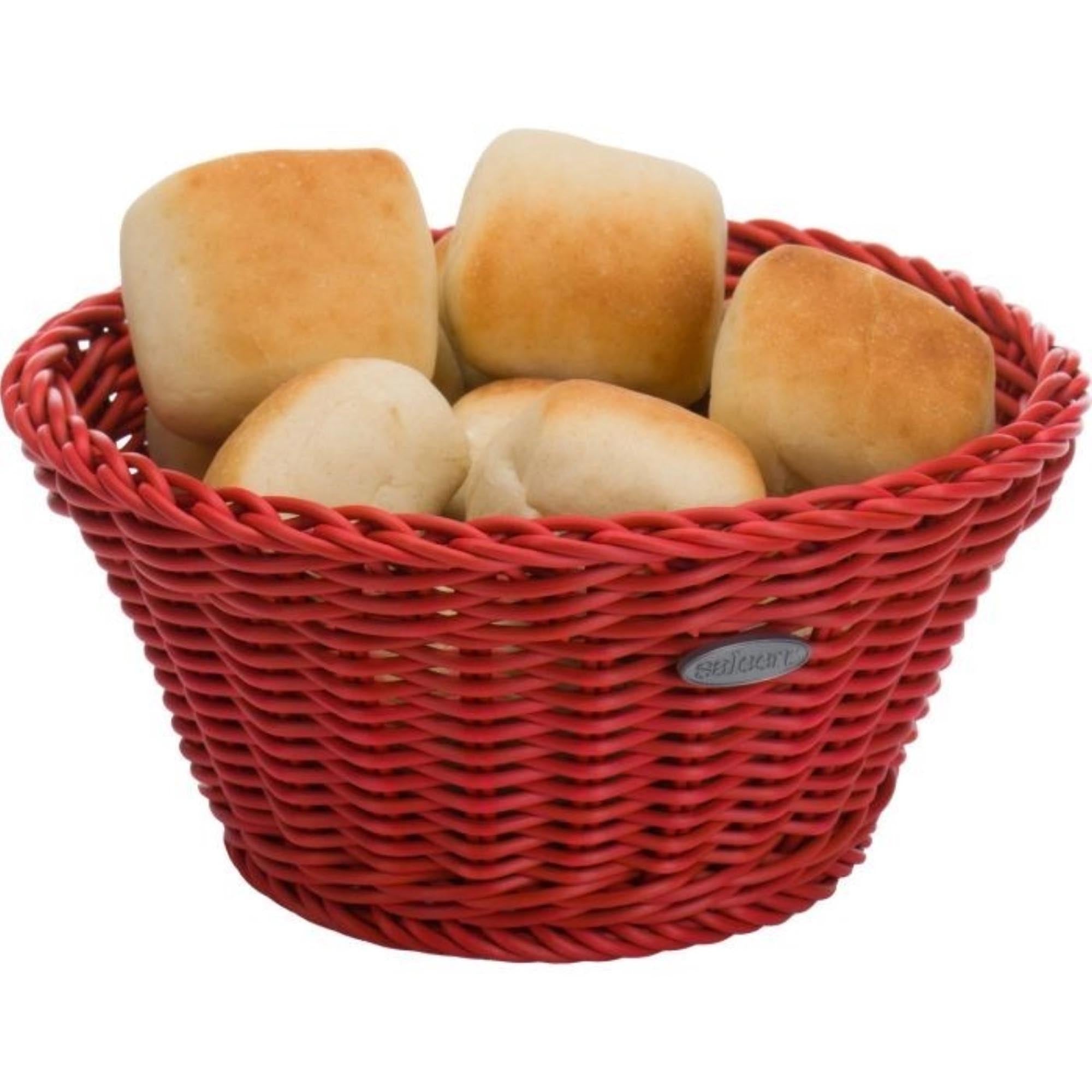 Runder Korb von Westmark in Rot, 18x10 cm, perfekt für Brot, Obst oder Dekoration, praktisch und stilvoll für den Haushalt.