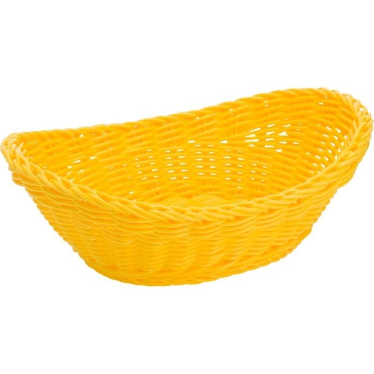 Panier ovale, z-jaune, 23,5x18x6/8cm