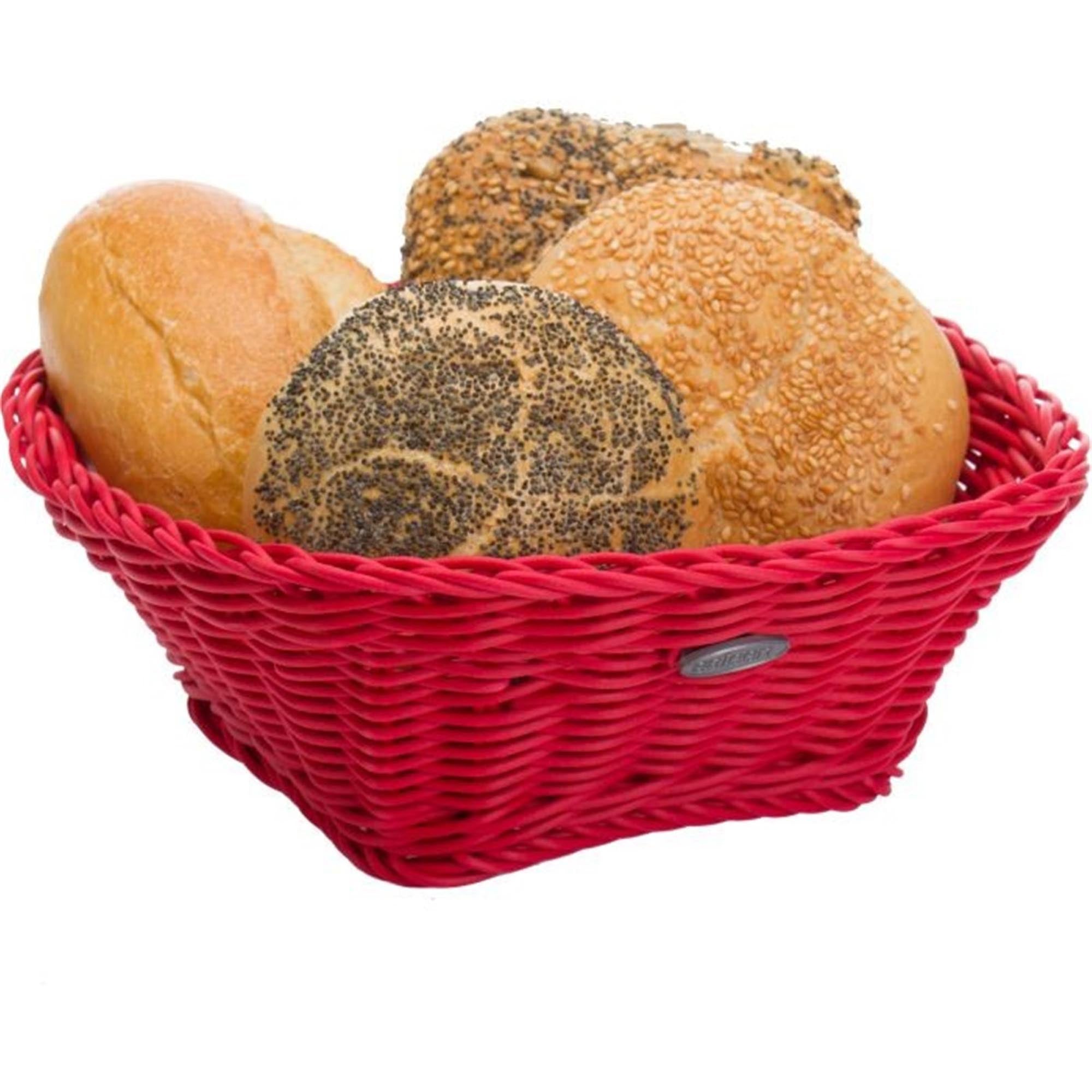 Quadratischer Korb von Westmark in Rot, Masse 19x19x7,5 cm, ideal für Aufbewahrung und Organisation, stilvoll und praktisch.