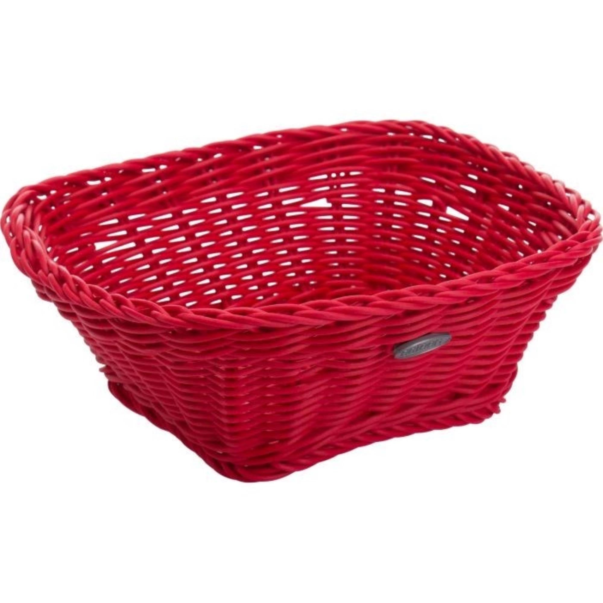 Entdecken Sie den quadratischen Korb von Westmark in rötlicher Farbe (23x23x9 cm) – ideal für Brot, Obst und Snacks. Hochwertiges, lebensmittelechtes Polypropylen sorgt für Hygiene und Langlebigkeit. Ein stilvolles Accessoire für Ihre Küche!