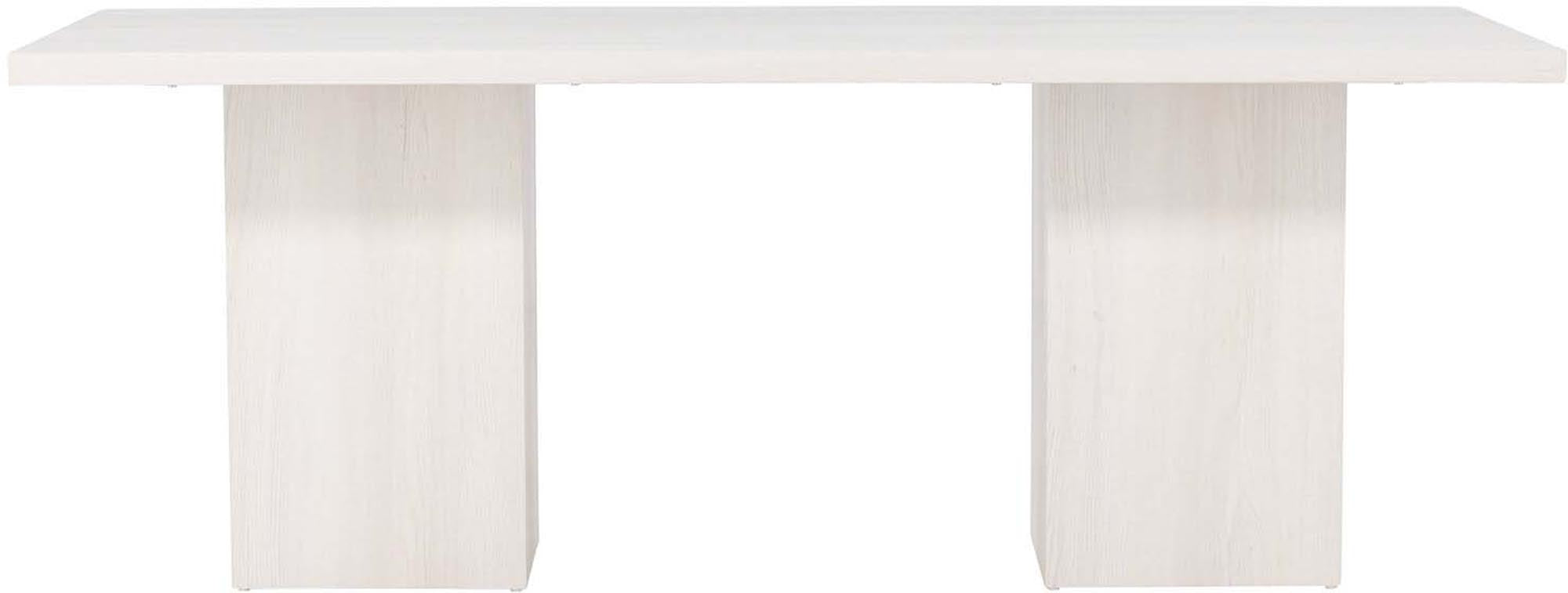 Erleben Sie den Olga Esstisch von Venture Home: Stilvolles skandinavisches Design, robuste MDF-Tischplatte und ideal für gesellige Zusammenkünfte.