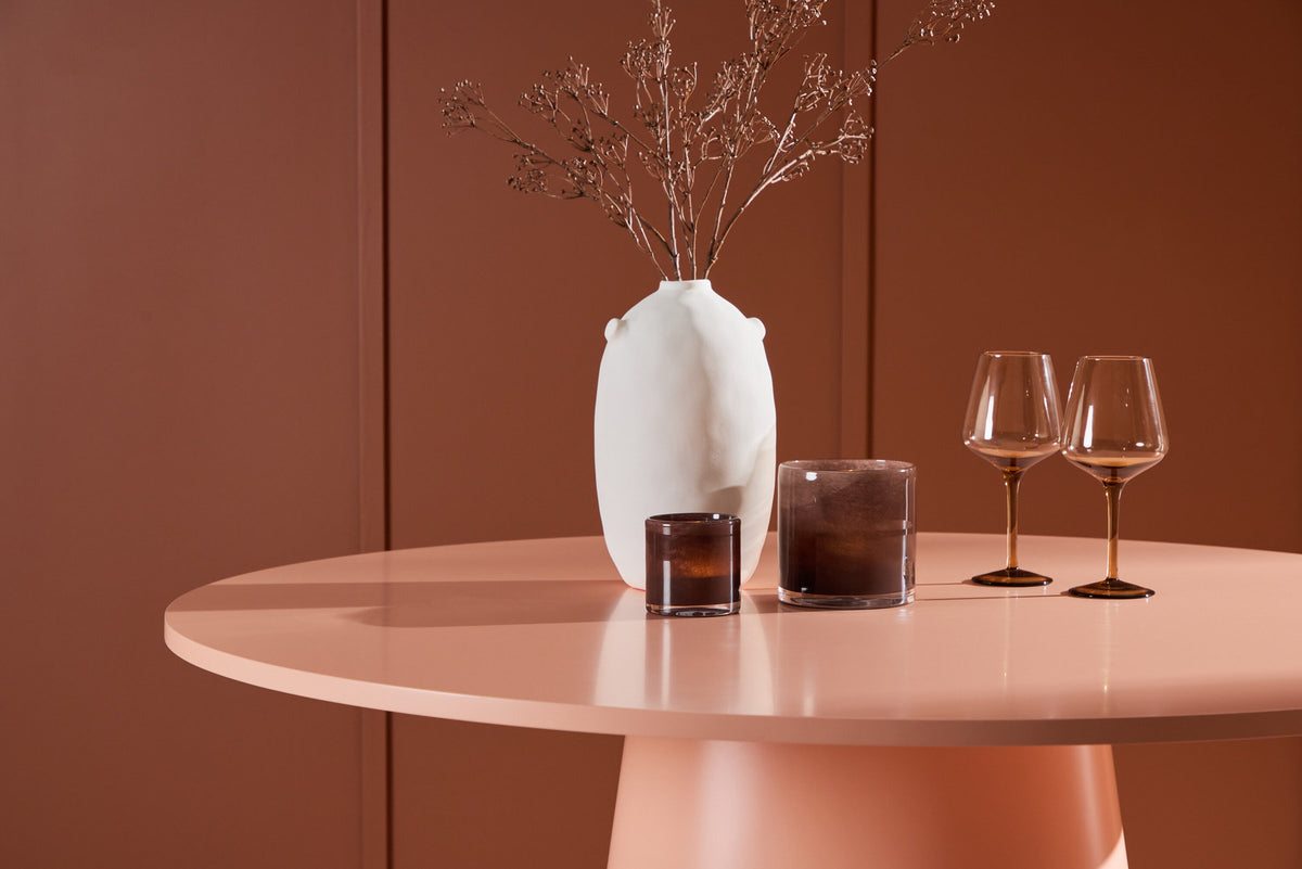 Lanzo Esstisch in Pink präsentiert im Onlineshop von KAQTU Design AG. Esstisch ist von Venture Home