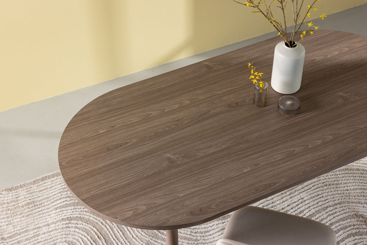 Andy Esstisch in Natur präsentiert im Onlineshop von KAQTU Design AG. Esstisch ist von Venture Home