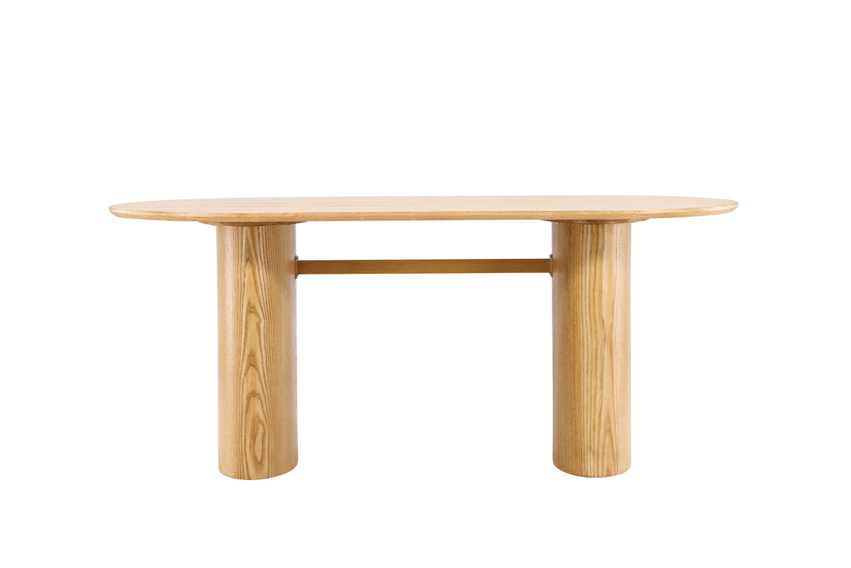 Isolde Esstisch in Natur präsentiert im Onlineshop von KAQTU Design AG. Esstisch ist von Venture Home