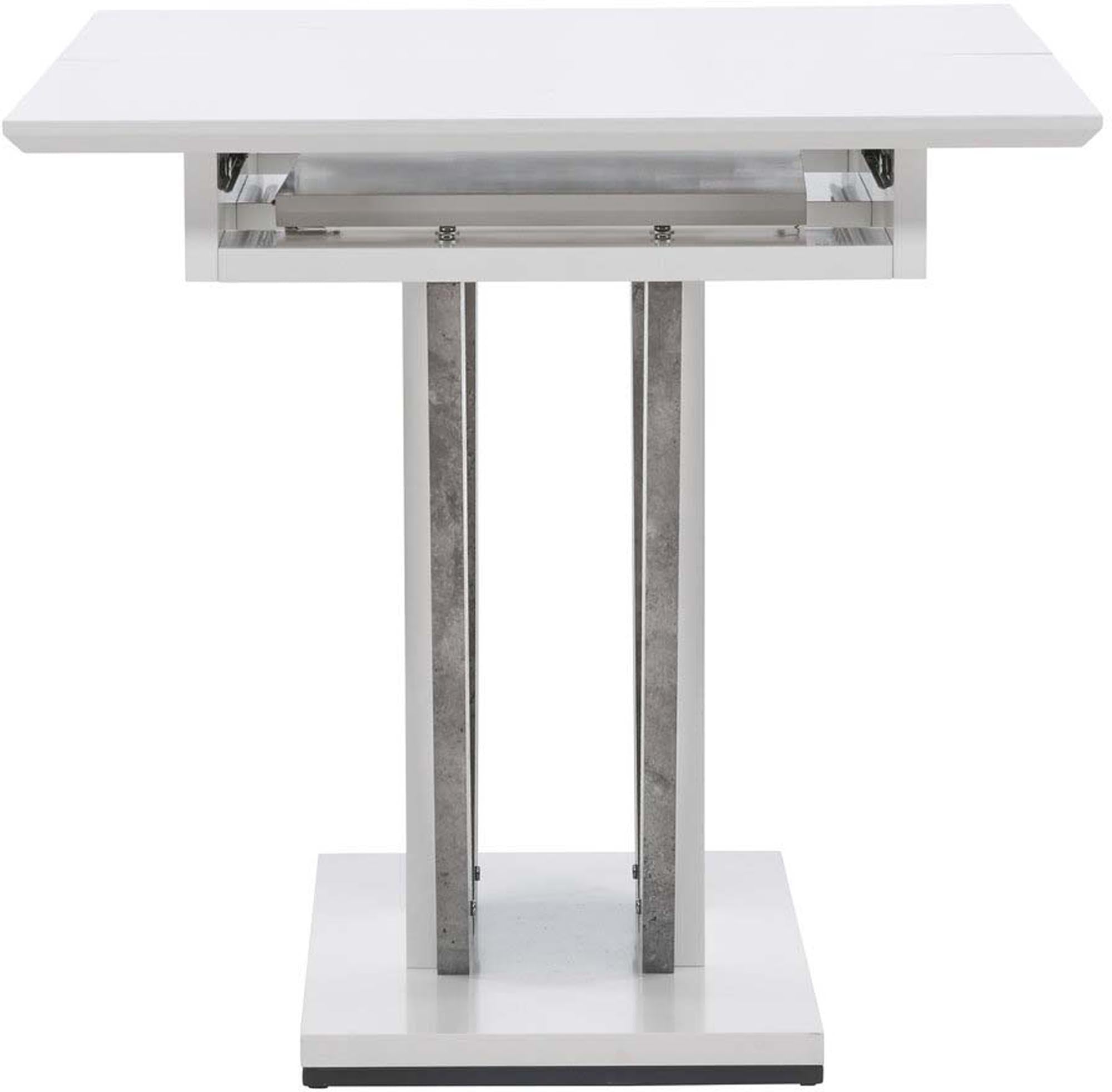 Eleganter, ausziehbarer Disa Esstisch von Venture Home: Hochwertiges MDF, flexibel, pflegeleicht, ideal für moderne Esszimmer.