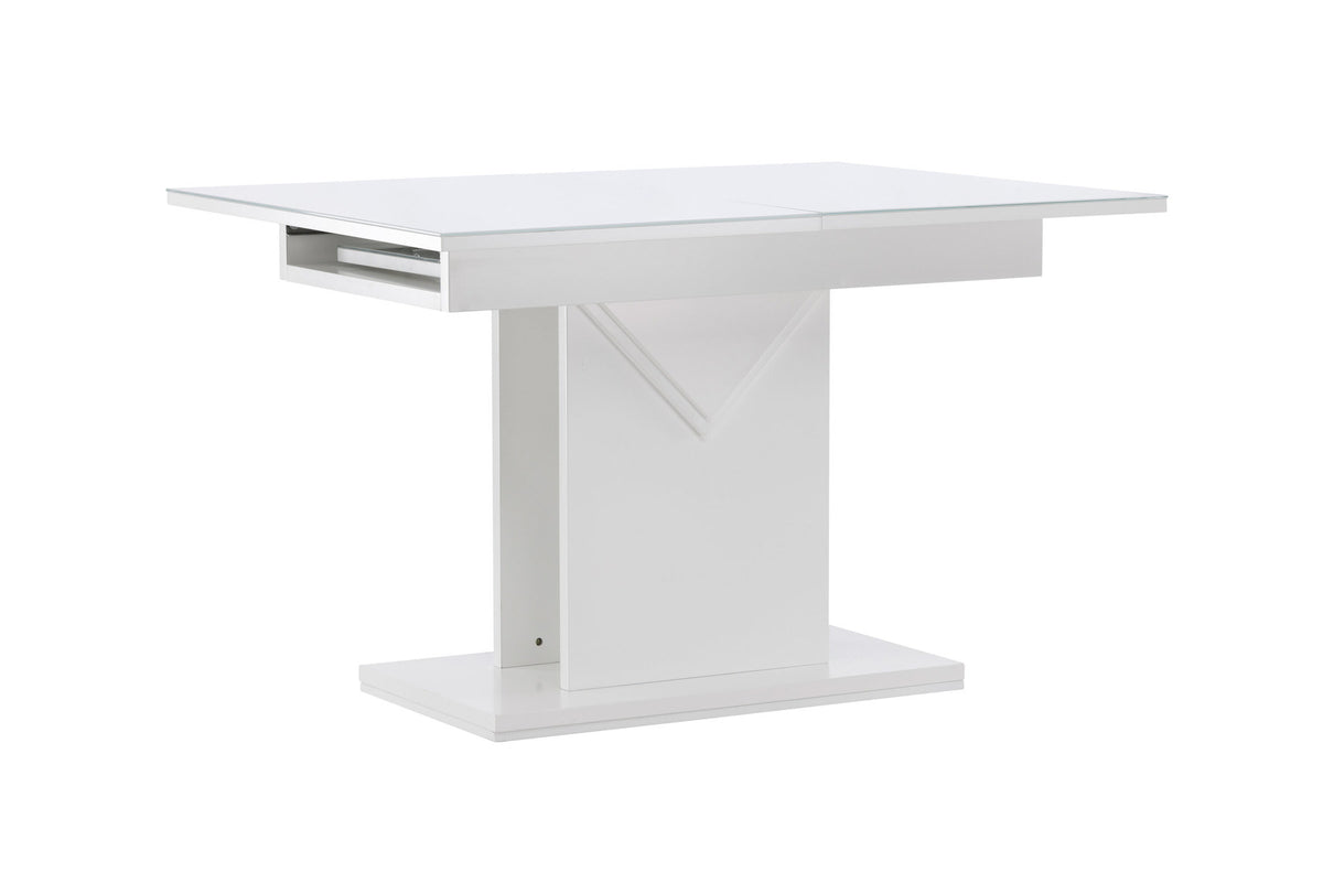 Pluto Tisch ausziehbar in Weiss präsentiert im Onlineshop von KAQTU Design AG. Esstisch ist von Venture Home